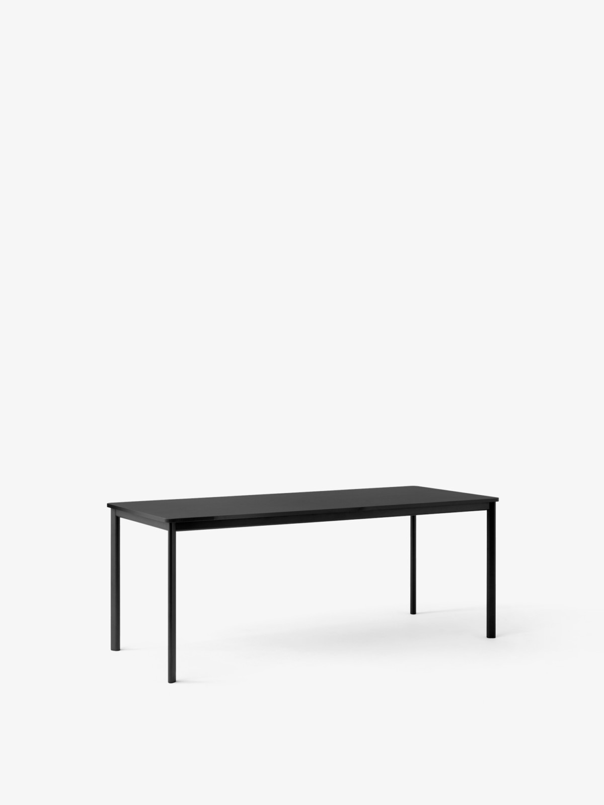 Drip Frame Dining Table Black 190x80cm