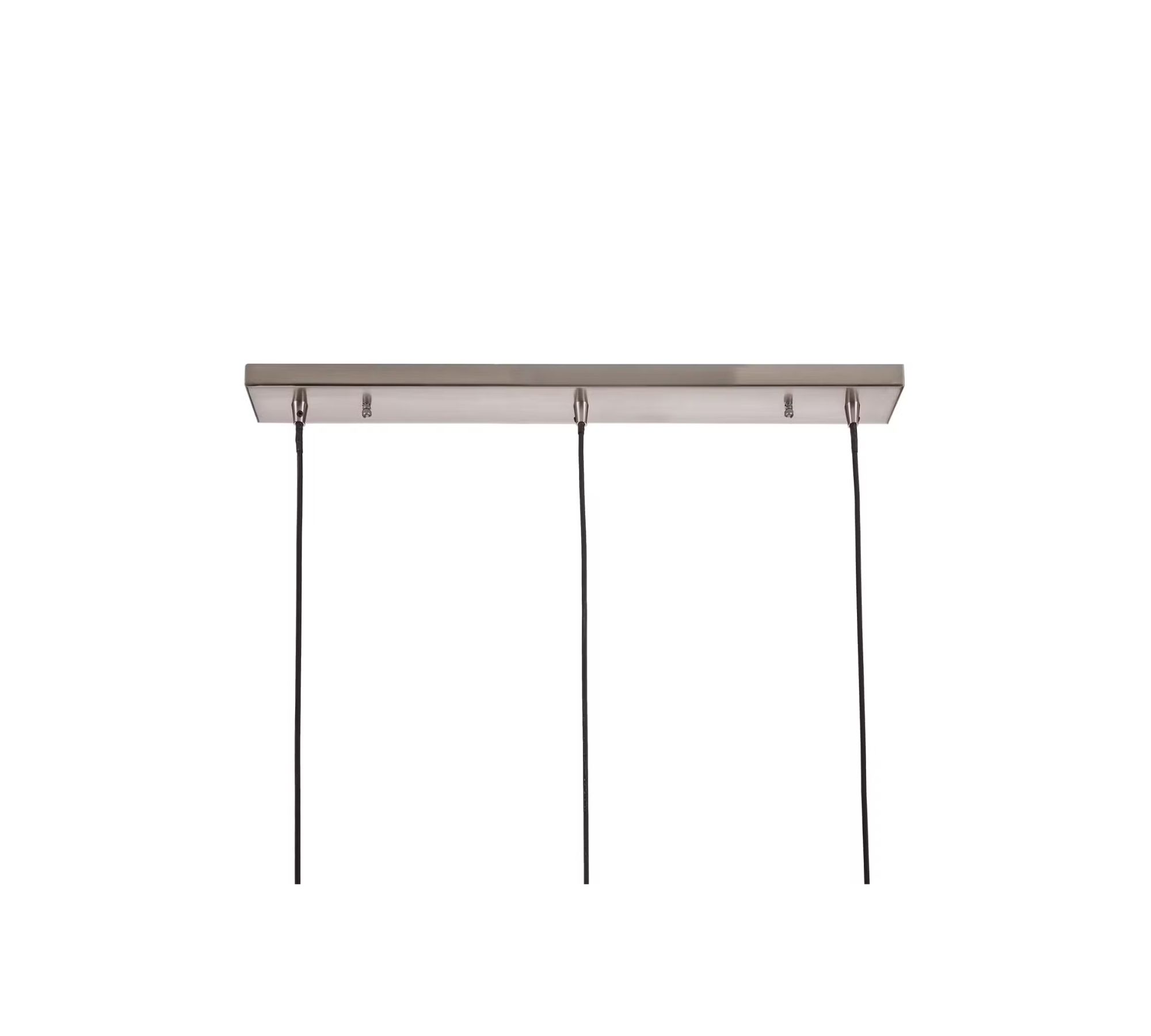 Pendant lamp Elven Glass / Iron 3-bulb