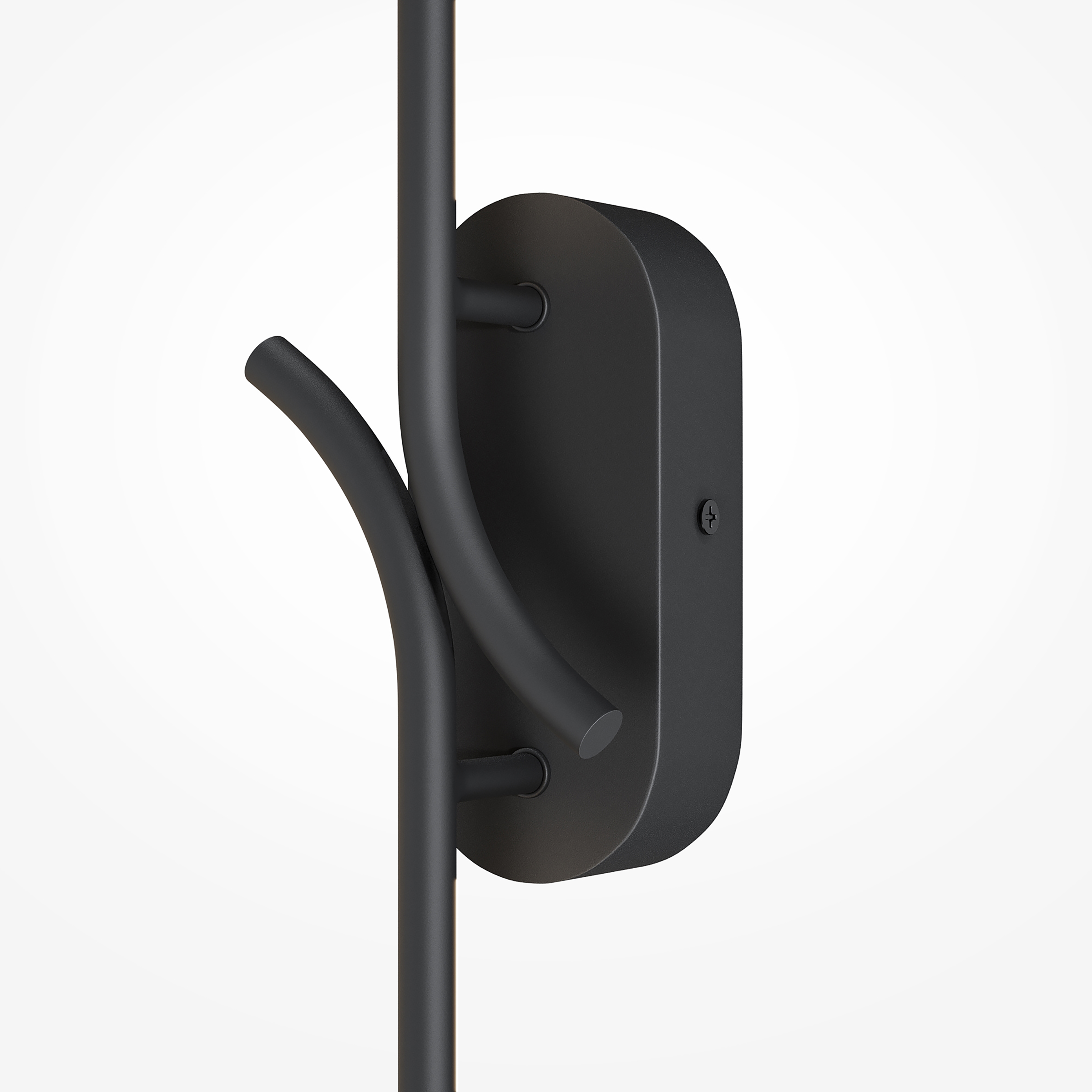 LED wall lamp Renaissance 1-light metal black