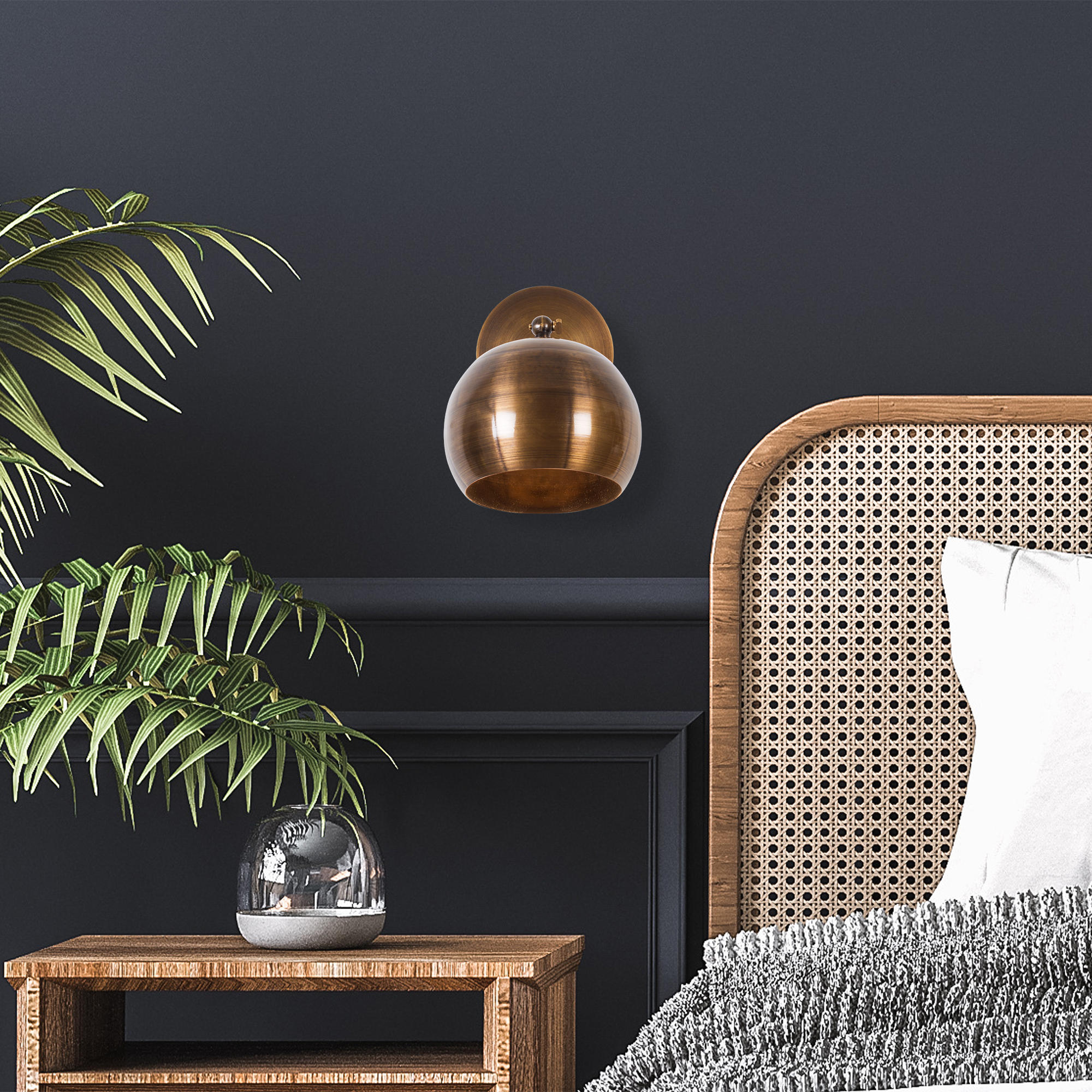 Wandleuchte Metal Vintage Look