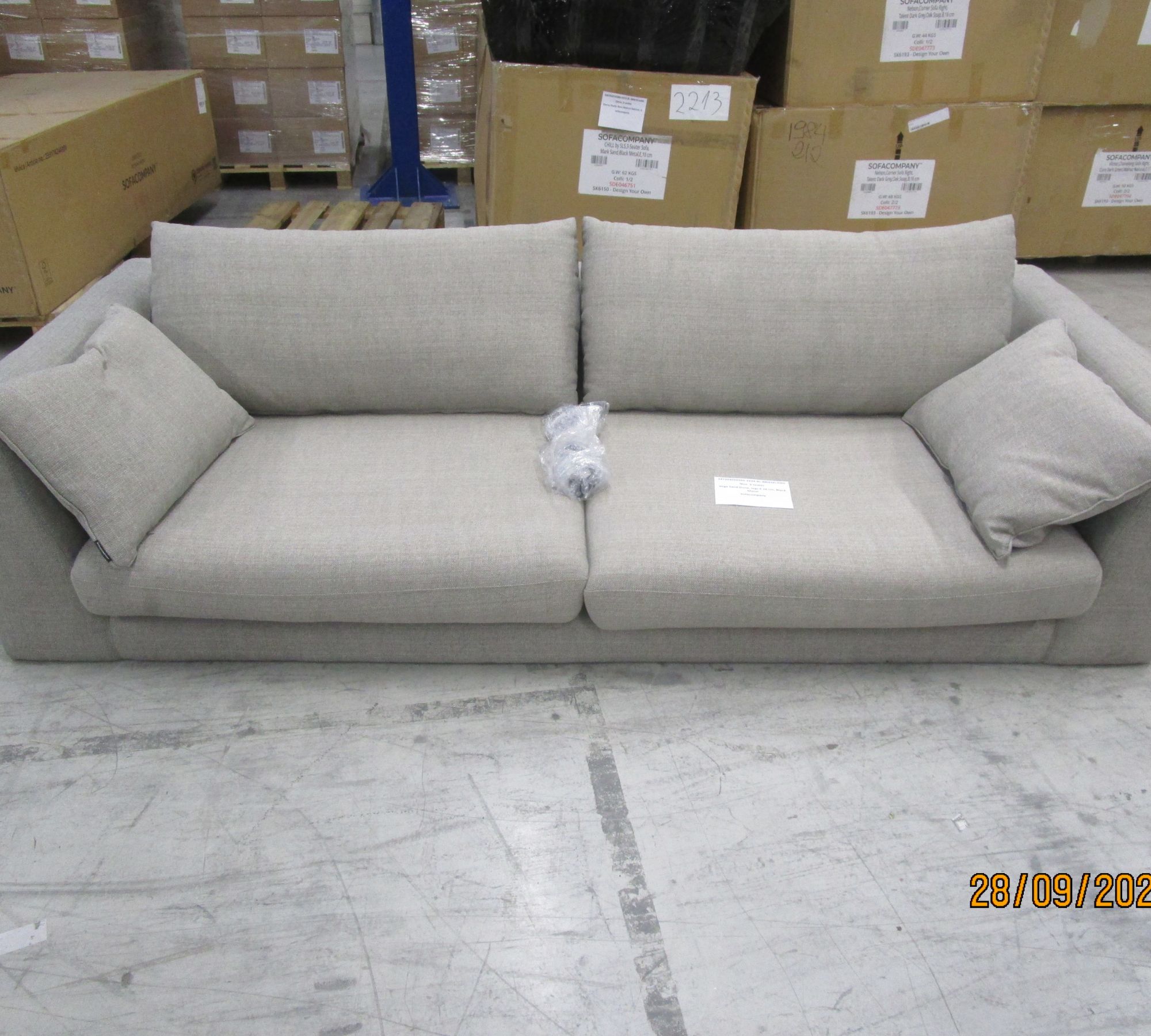 Noa Sofa 3-Sitzer Vega Sand Dune