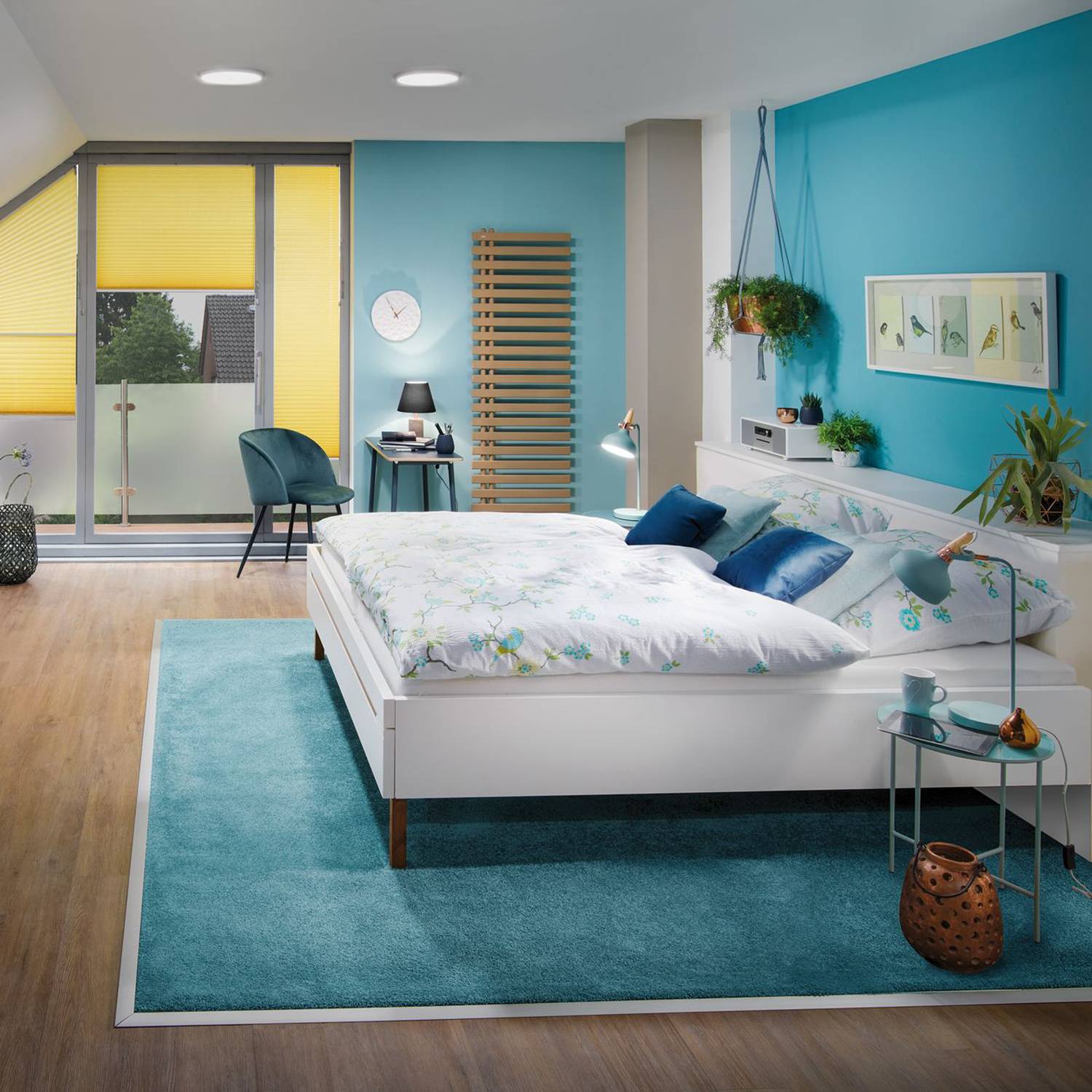 LED ceiling light Atria V White