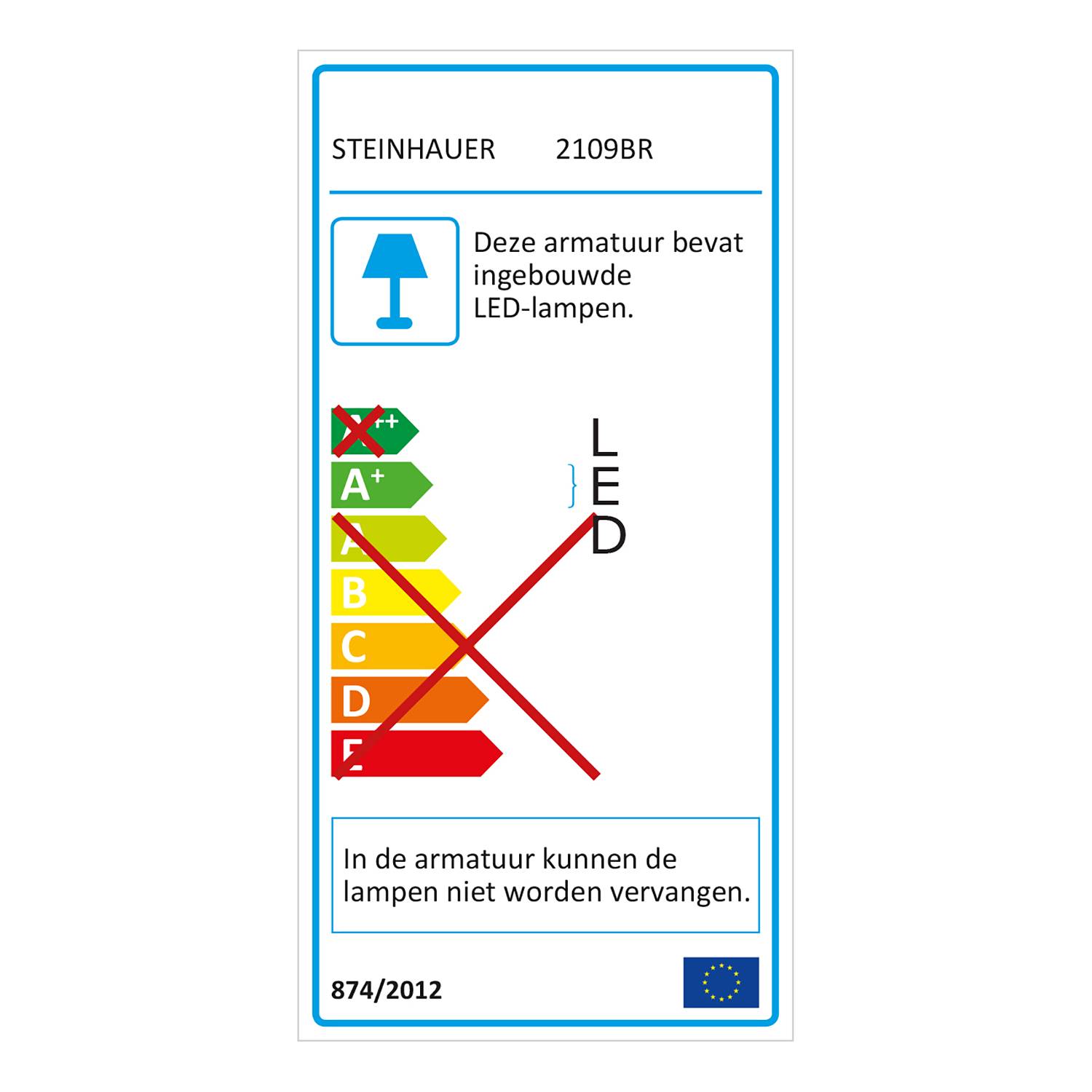Zodiac II LED-Tischleuchte Stahl 1-flammig