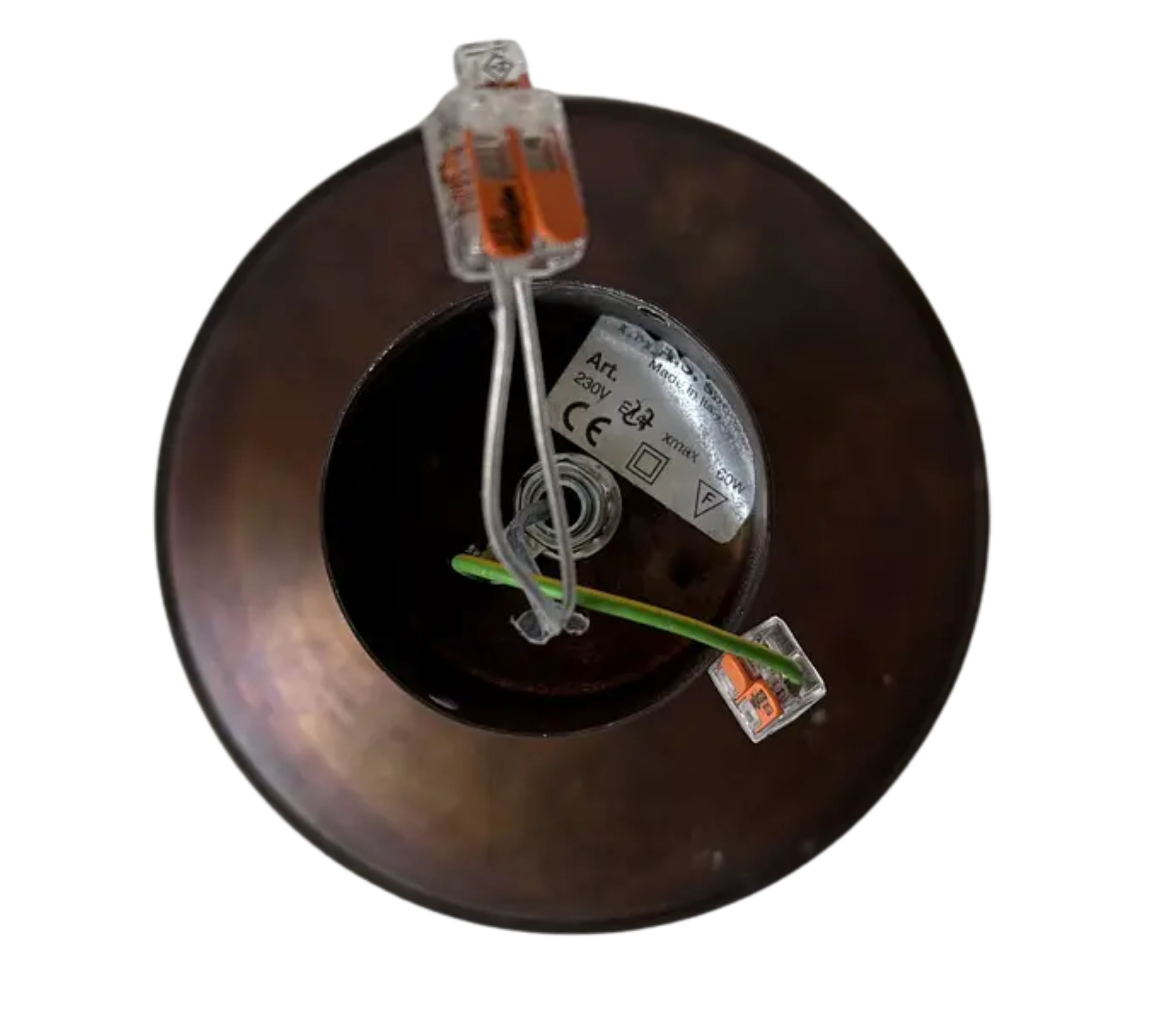 Ceiling lamp Brass Brown