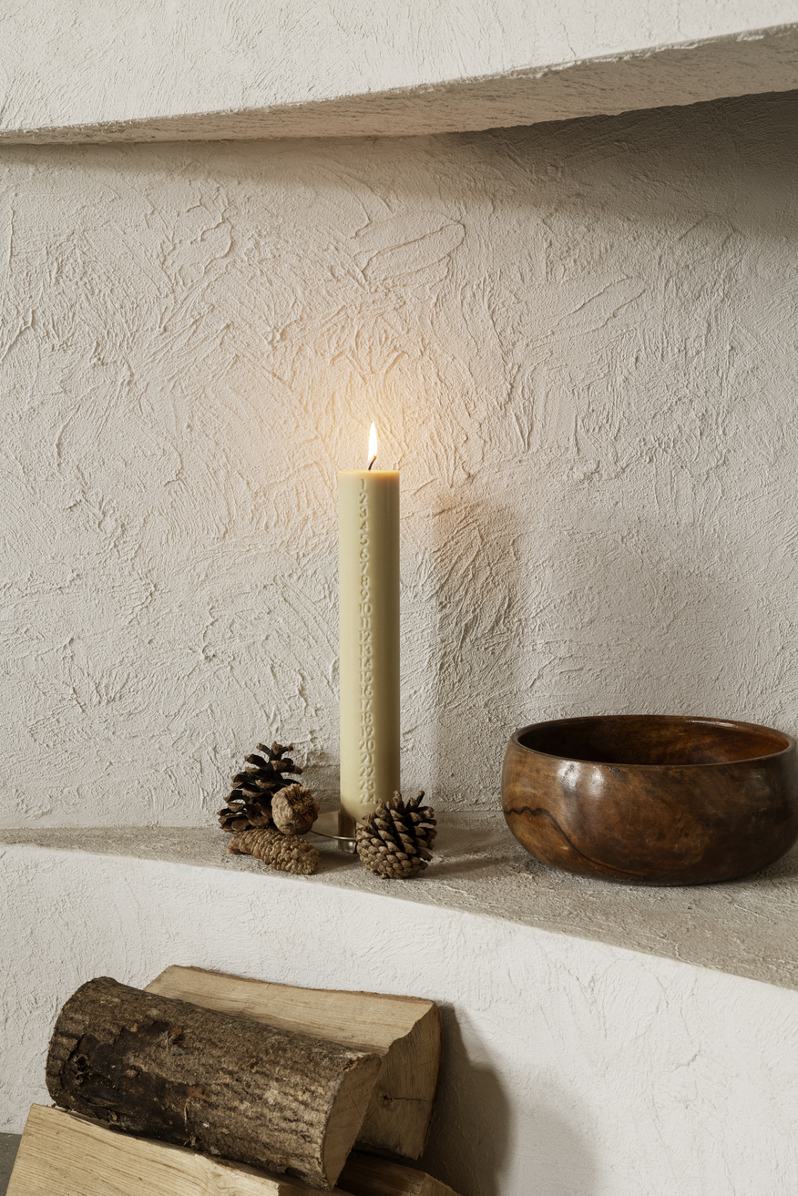 Pure Adventskalenderkerze Grün