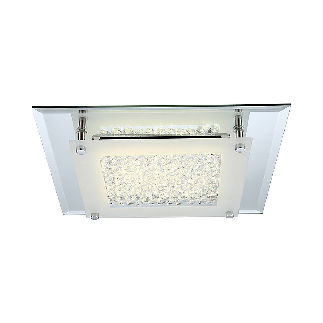 Deckenleuchte Liana Metall Silber 1-flammig