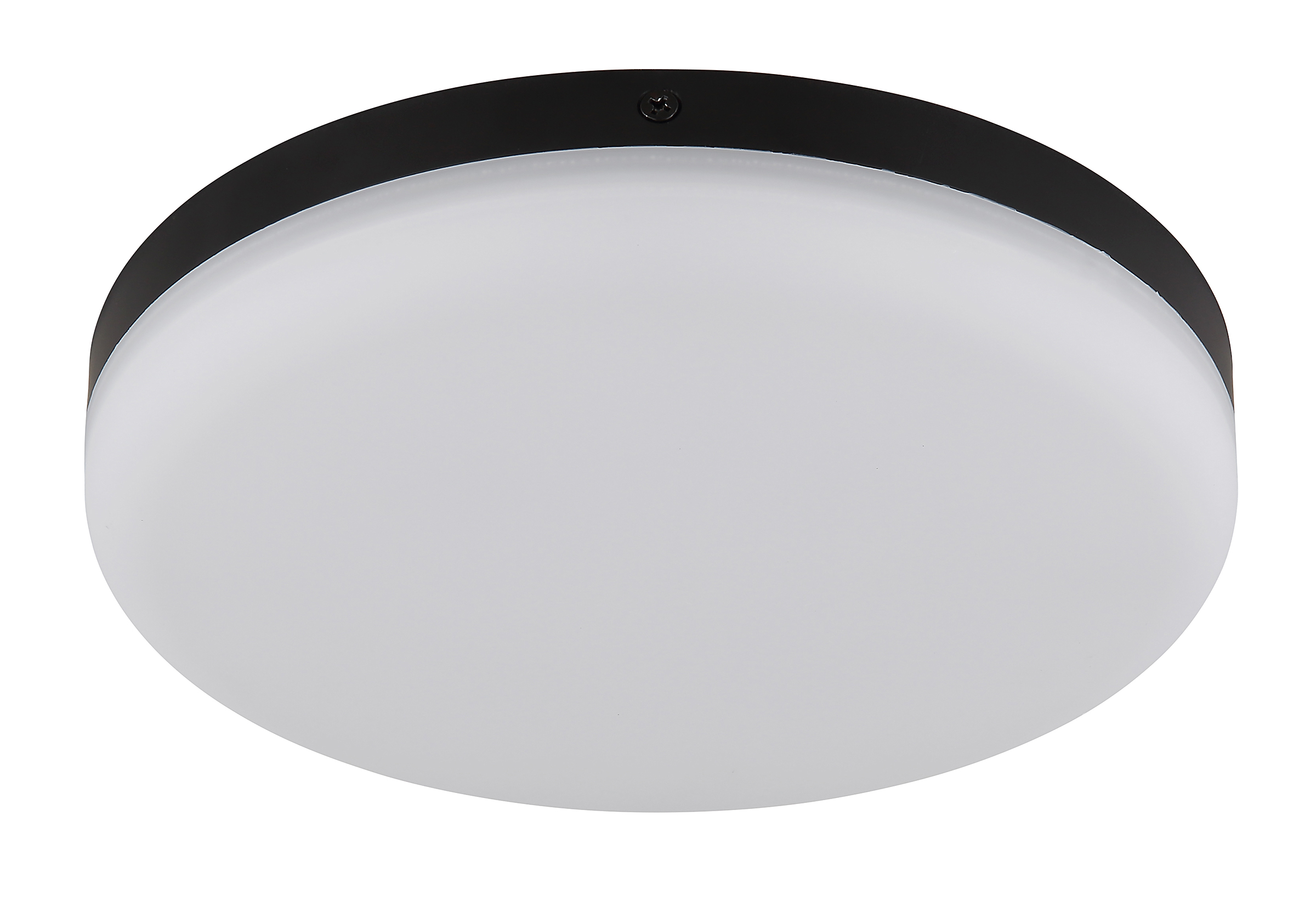 1-Flammig Matthew LED-Deckenleuchte Acrylglas Schwarz ⌀22cm