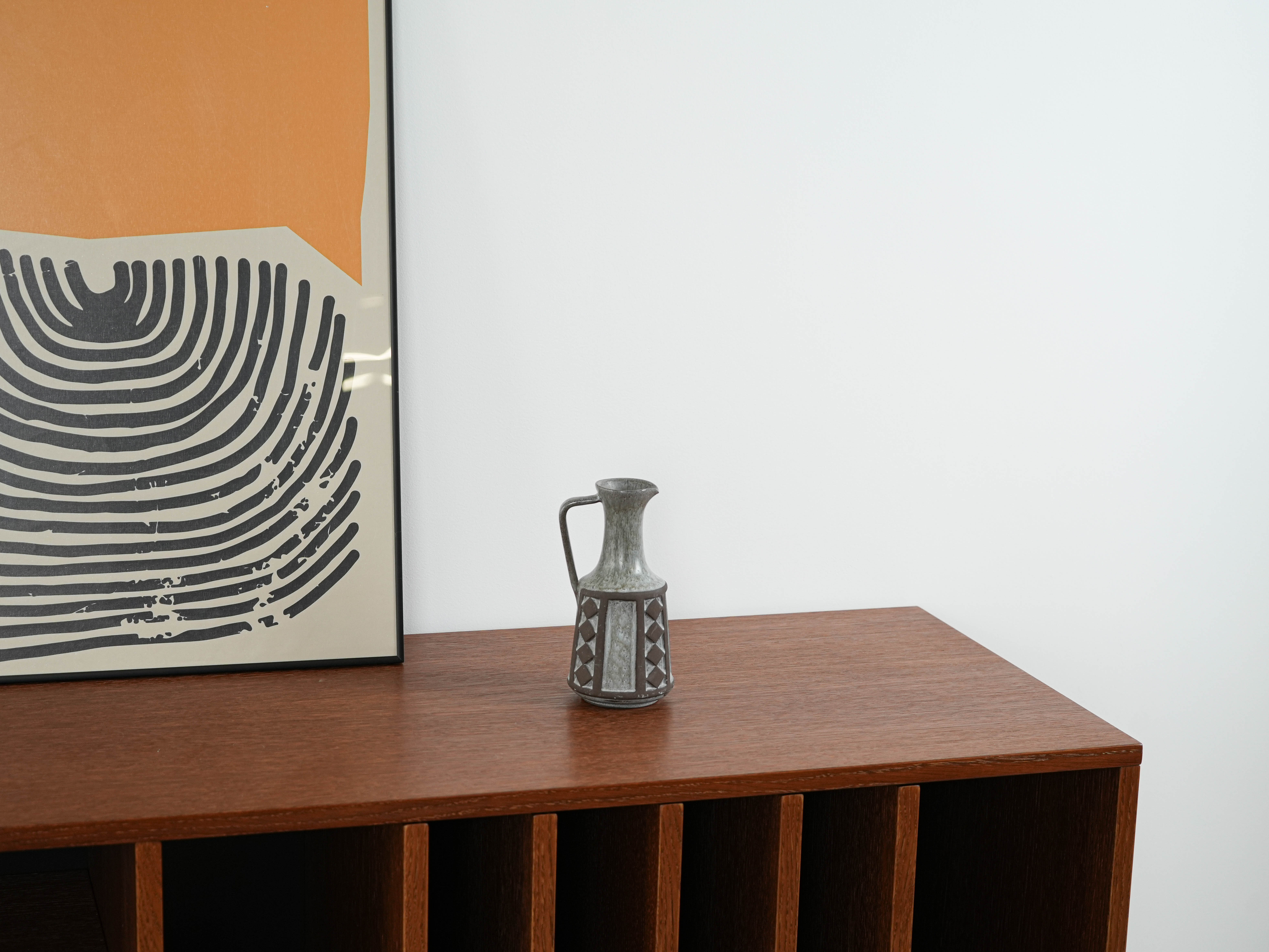Ceramic vase 1970s Grey