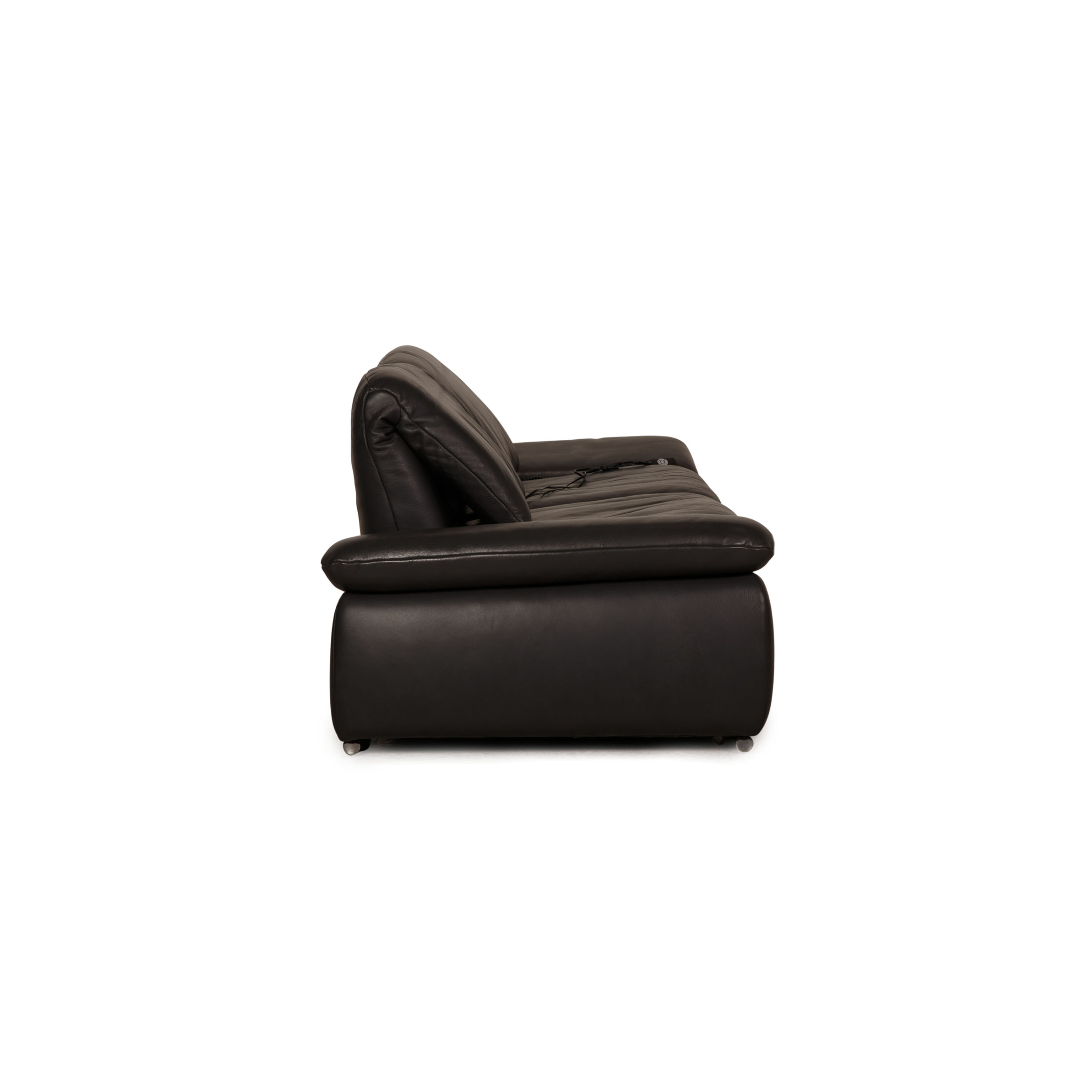 Evento Sofa 2-Sitzer Leder Grau Relaxfunktion