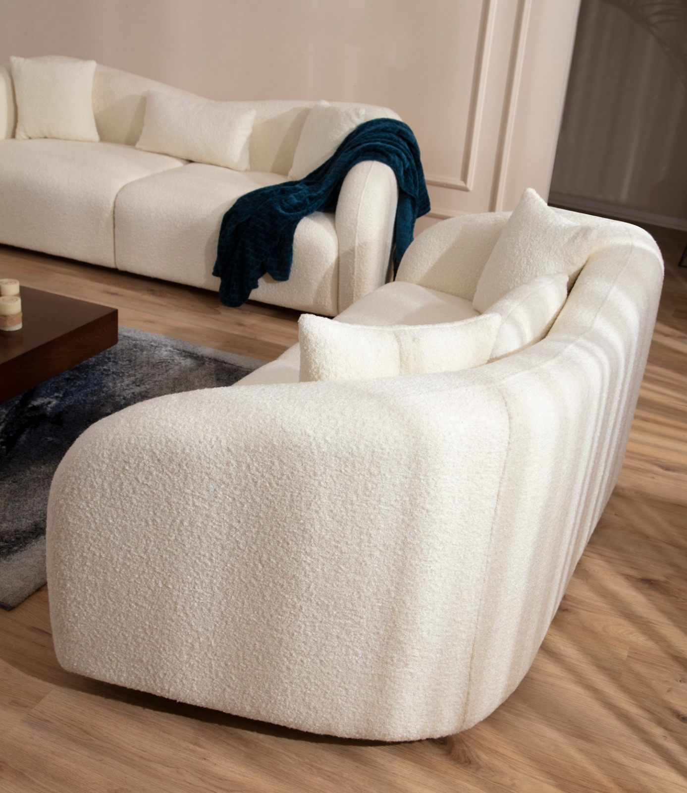 Venedik Sofa 3-Sitzer Creme