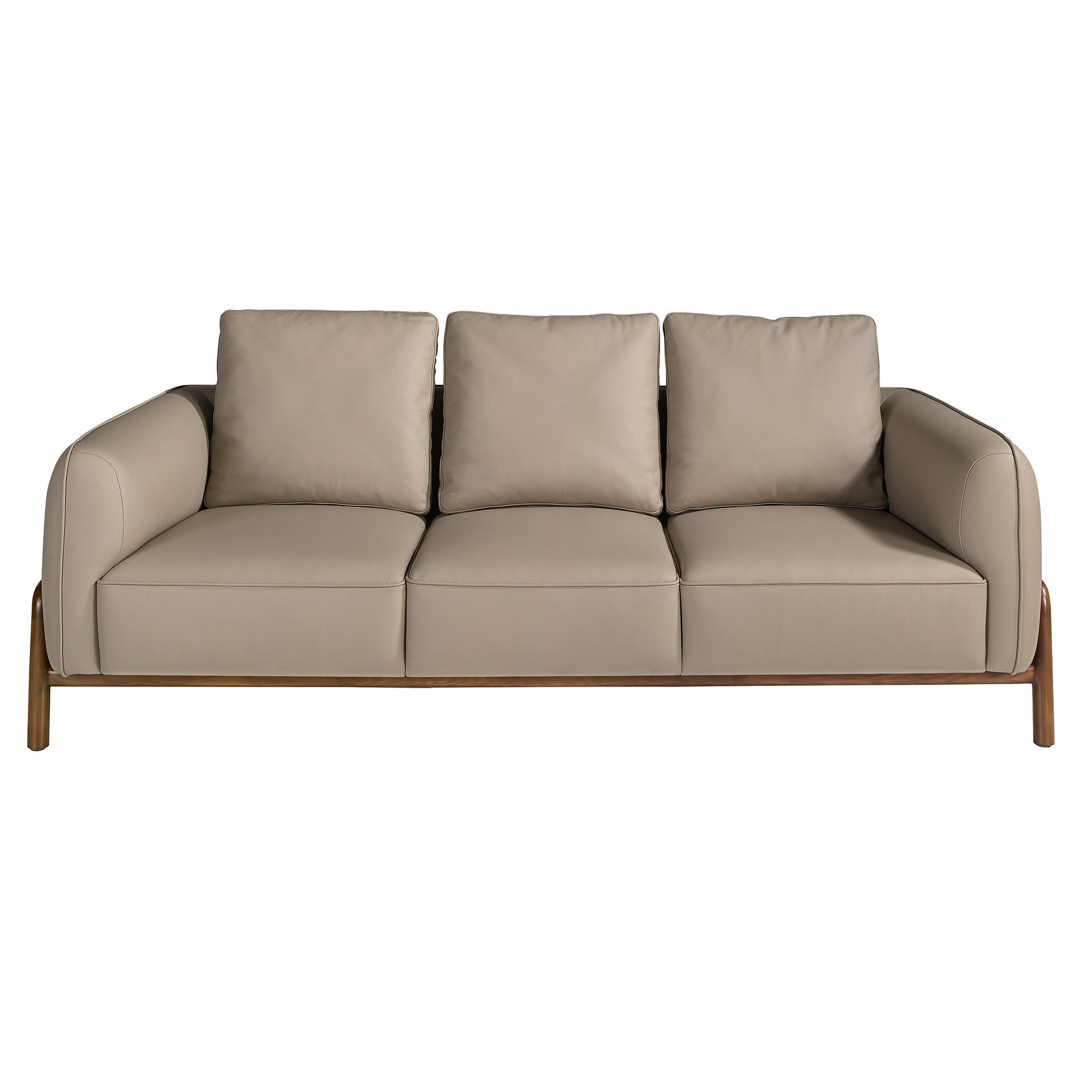 Sofa 6257 2-Sitzer Leder Braun