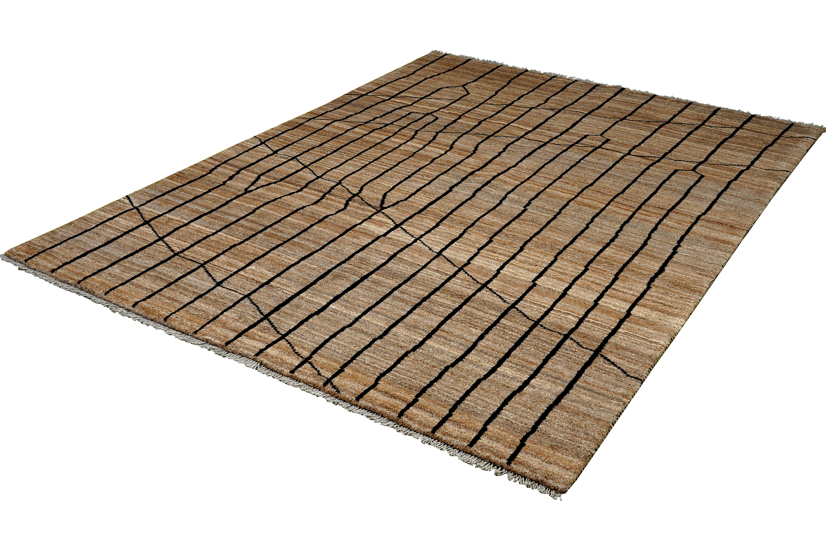 Gabbeh Basi Rug Brown