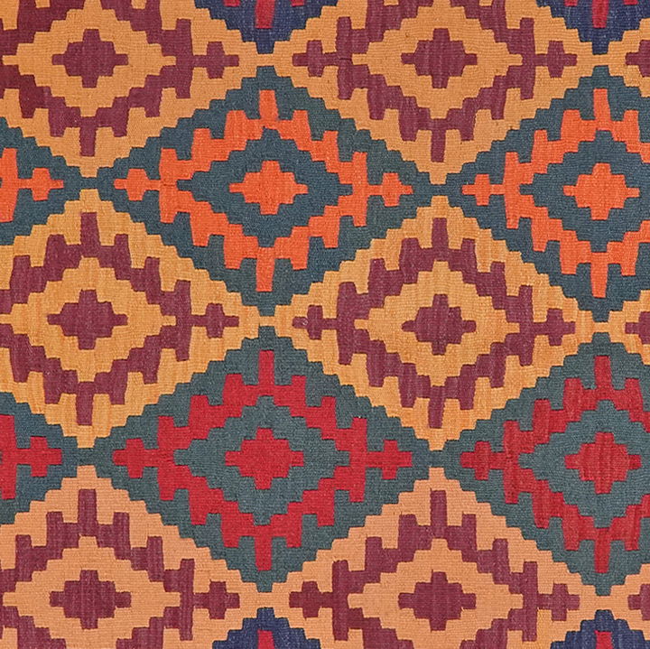 Kilim Gashgai Teppich Mehrfarbig