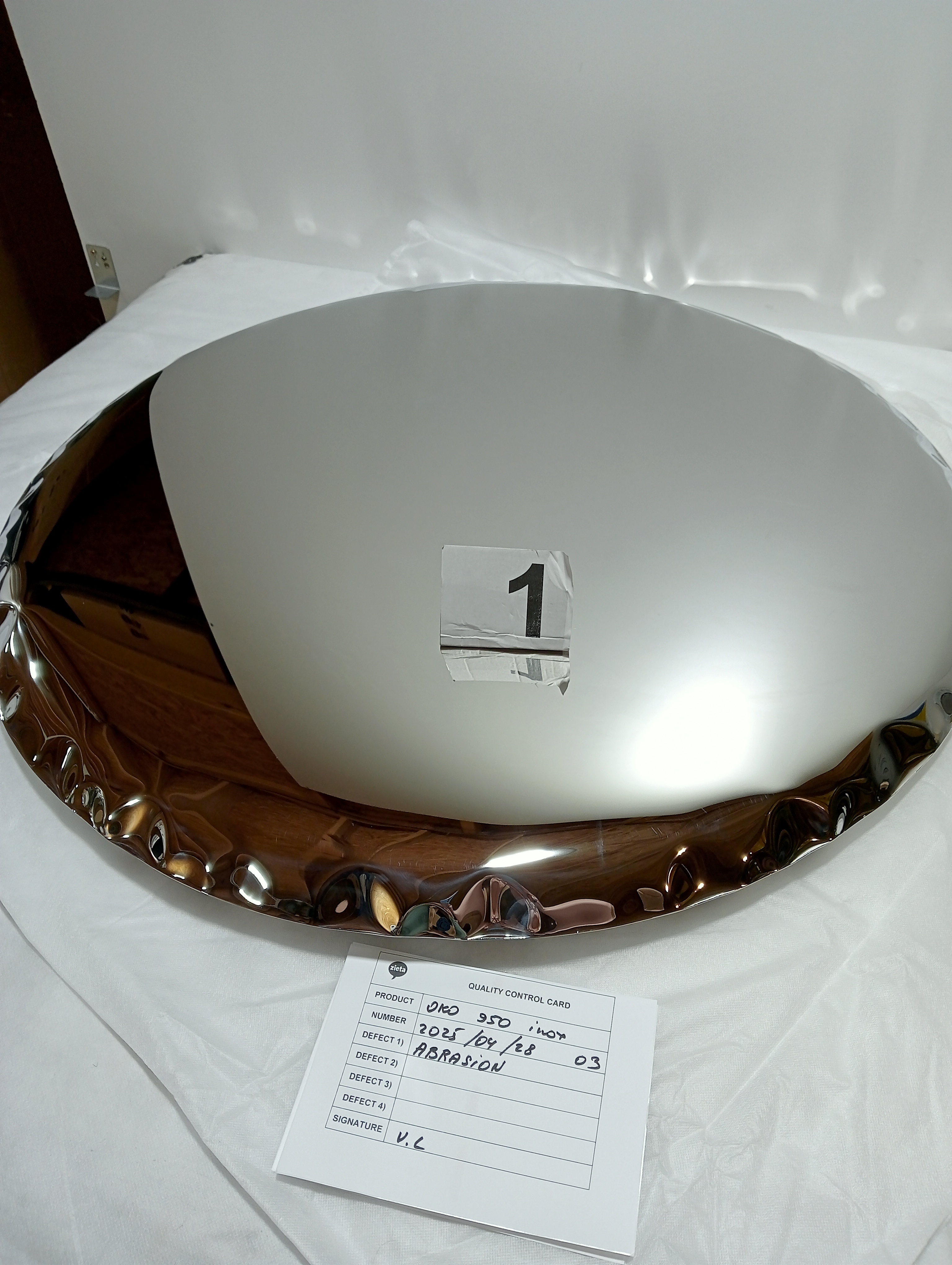 OKO Mirror 950 Stainless Steel Polished Stainless Steel Silver