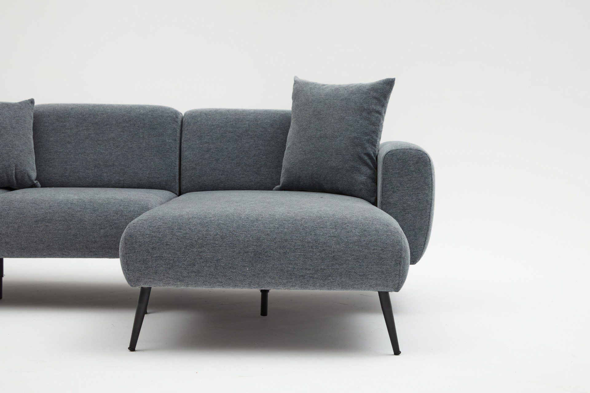 Side Sofa Chaise Lounge Right Anthracite