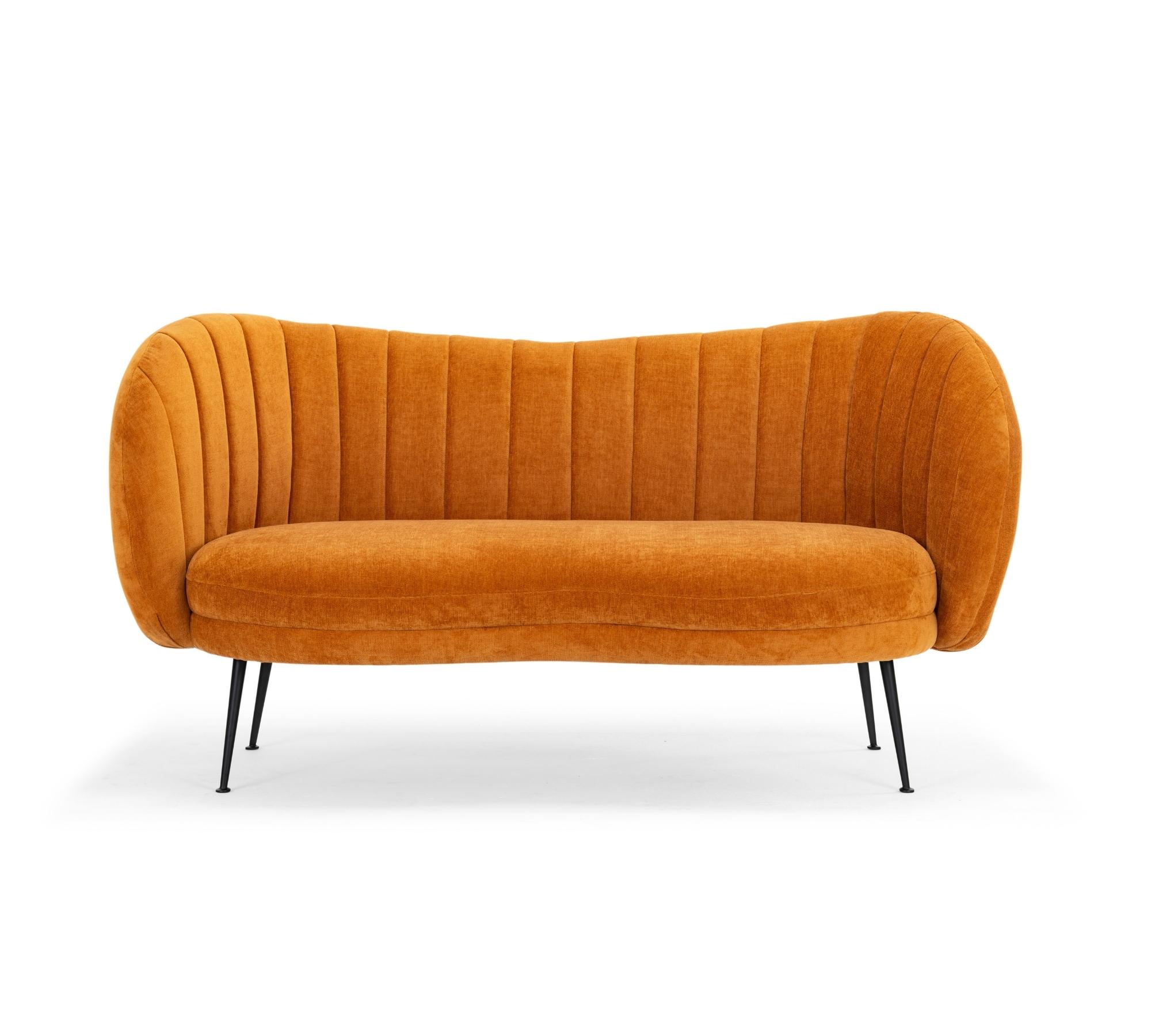 Flora Sofa 2-Sitzer Danny Amber