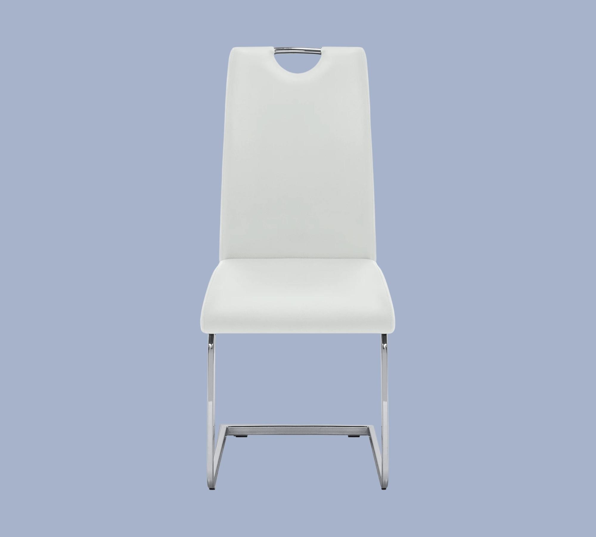 Cantilever Pasala Faux Leather White Set of 2