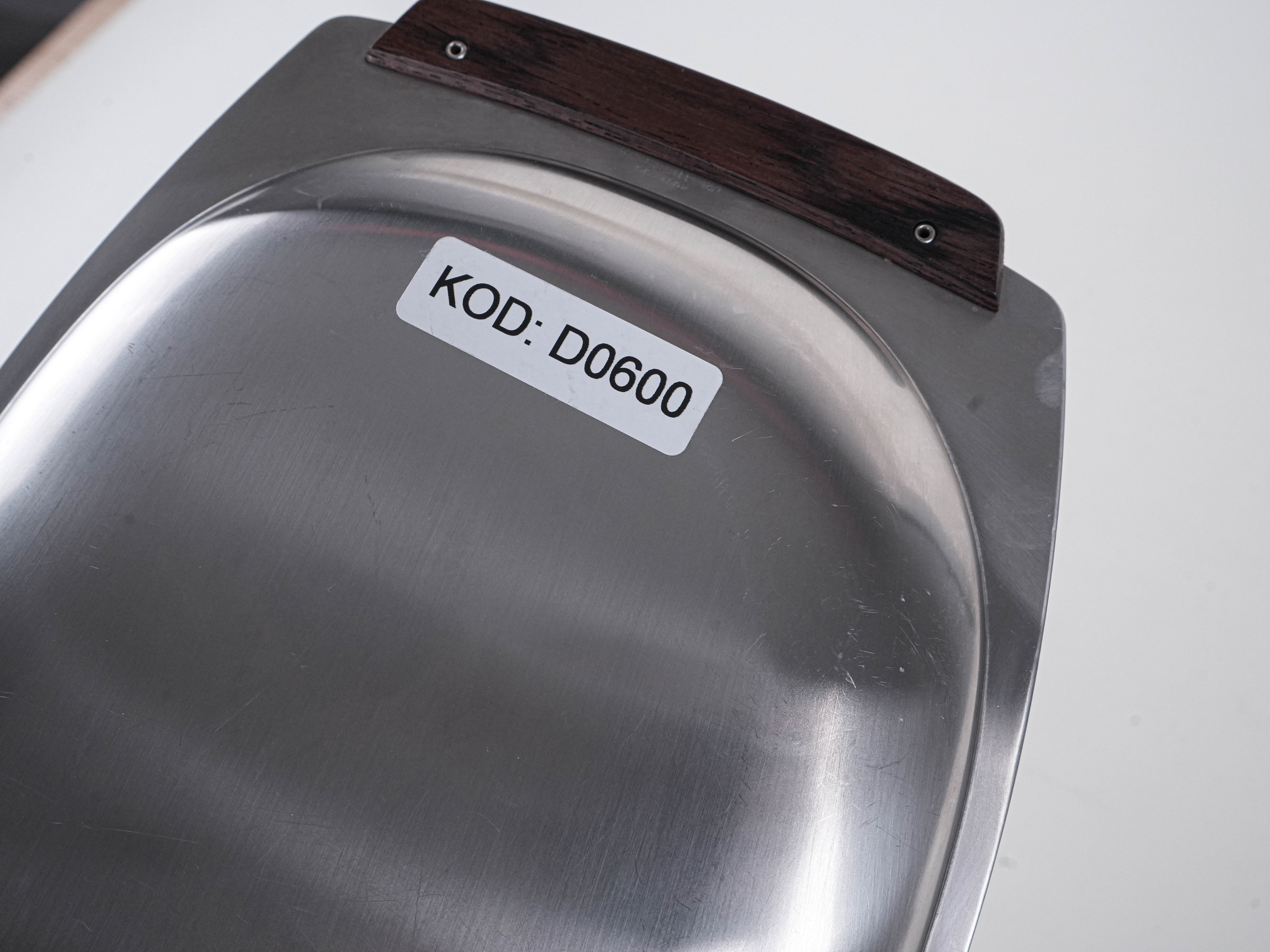 Stainless steel tray 1970s