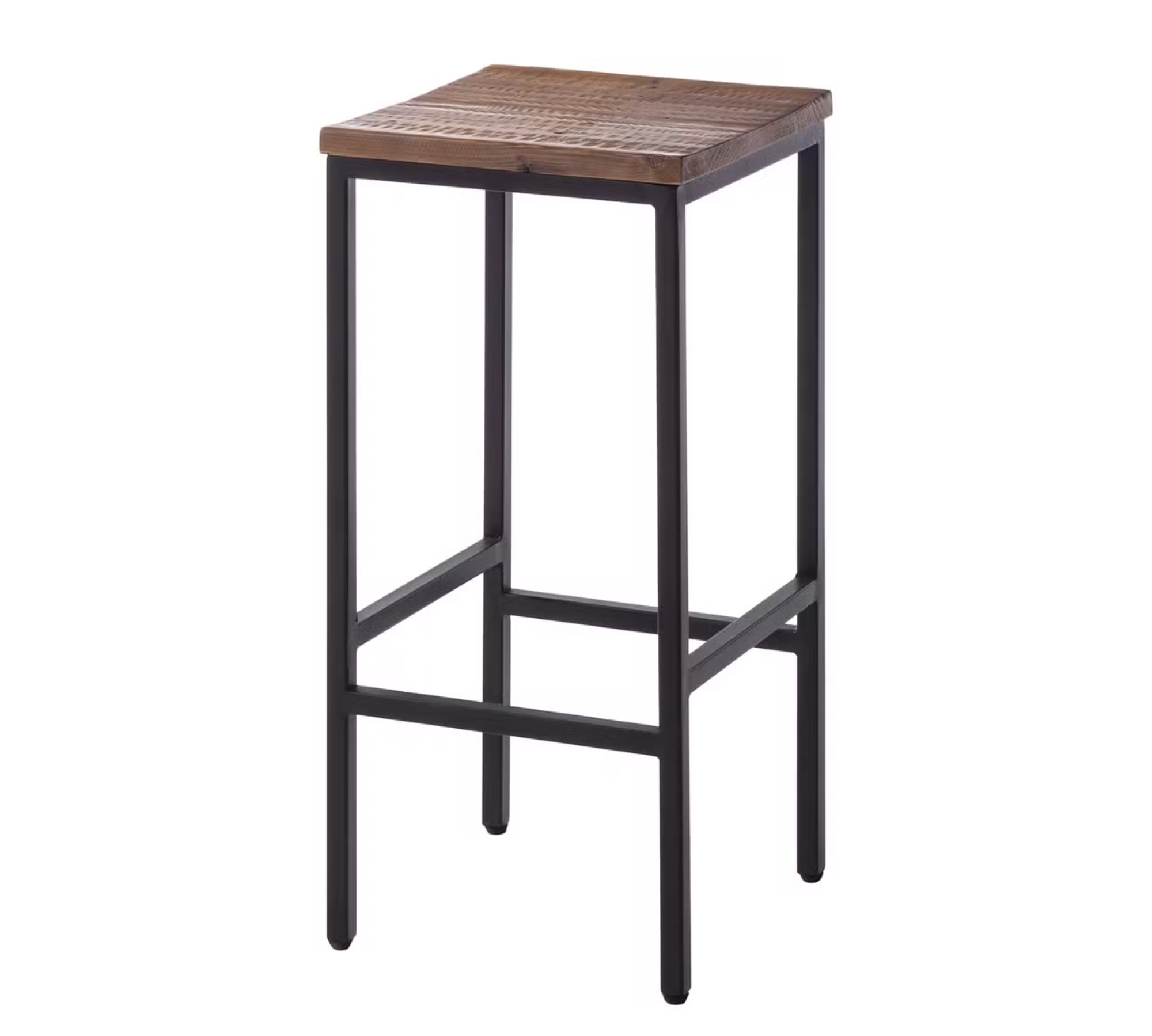 Grasby Barhocker Pinienholz Schwarz