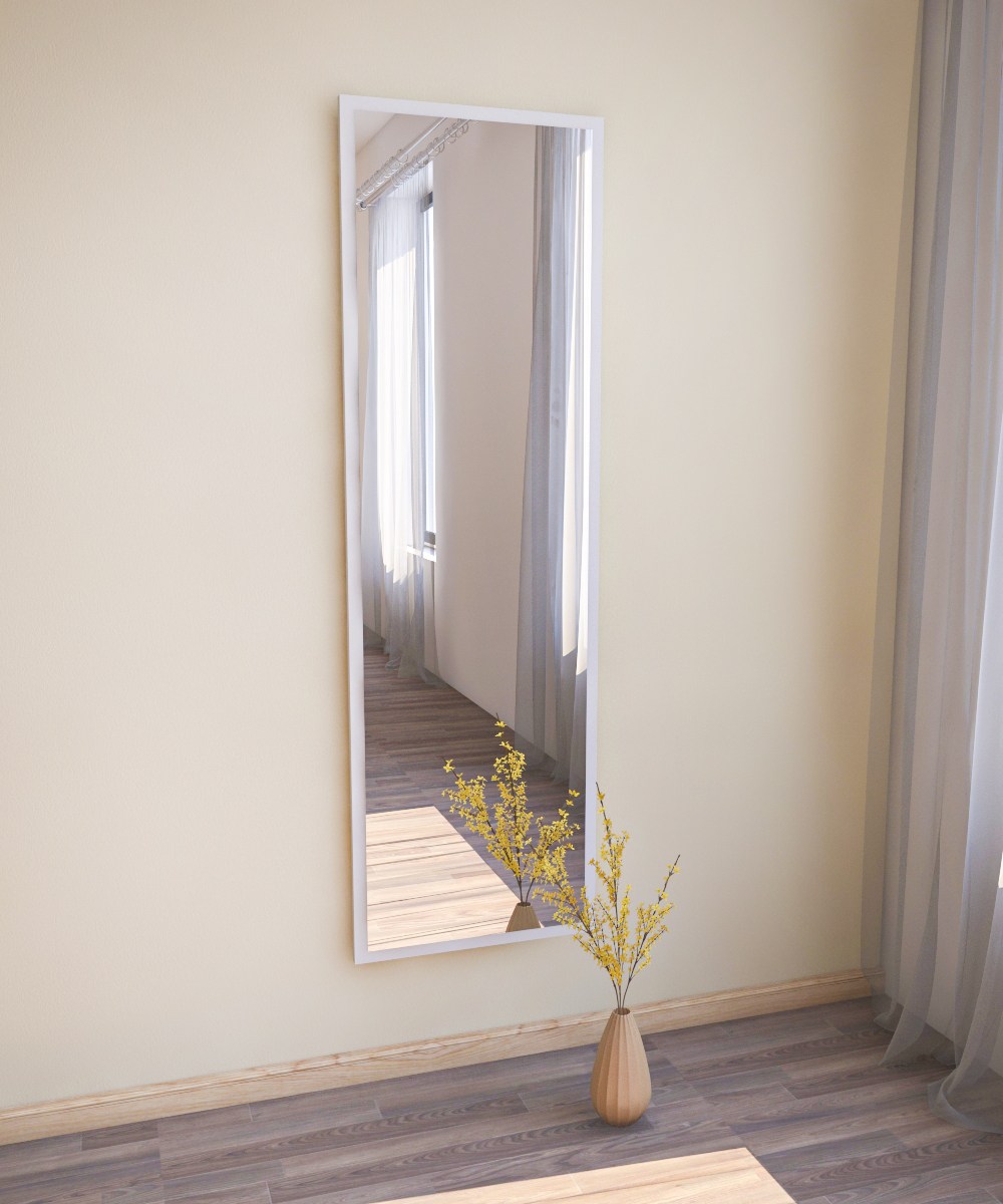 Tessa Standing Mirror White 50cm x 160cm