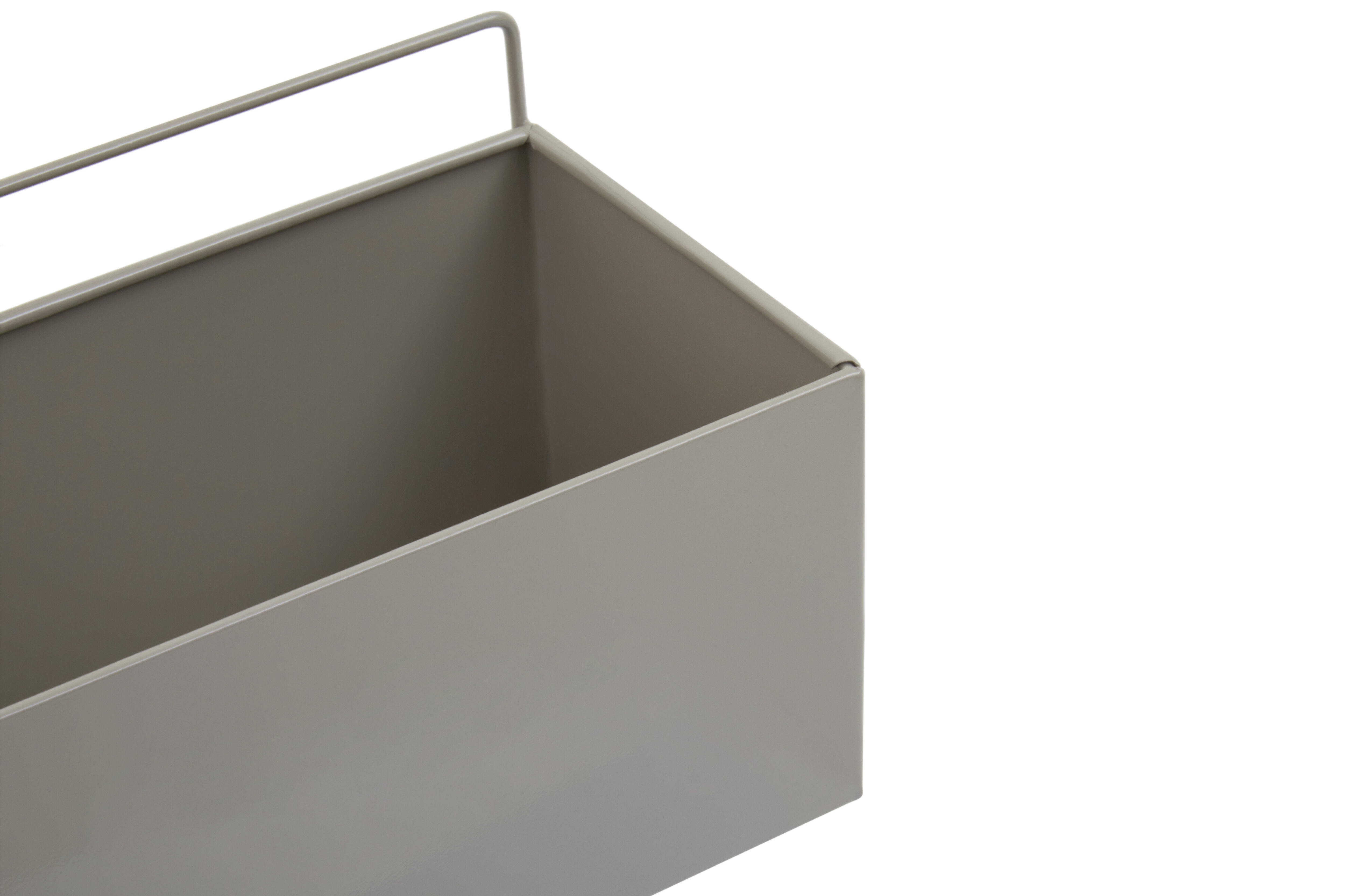 Ascher Wand-Pflanzkasten Grau
