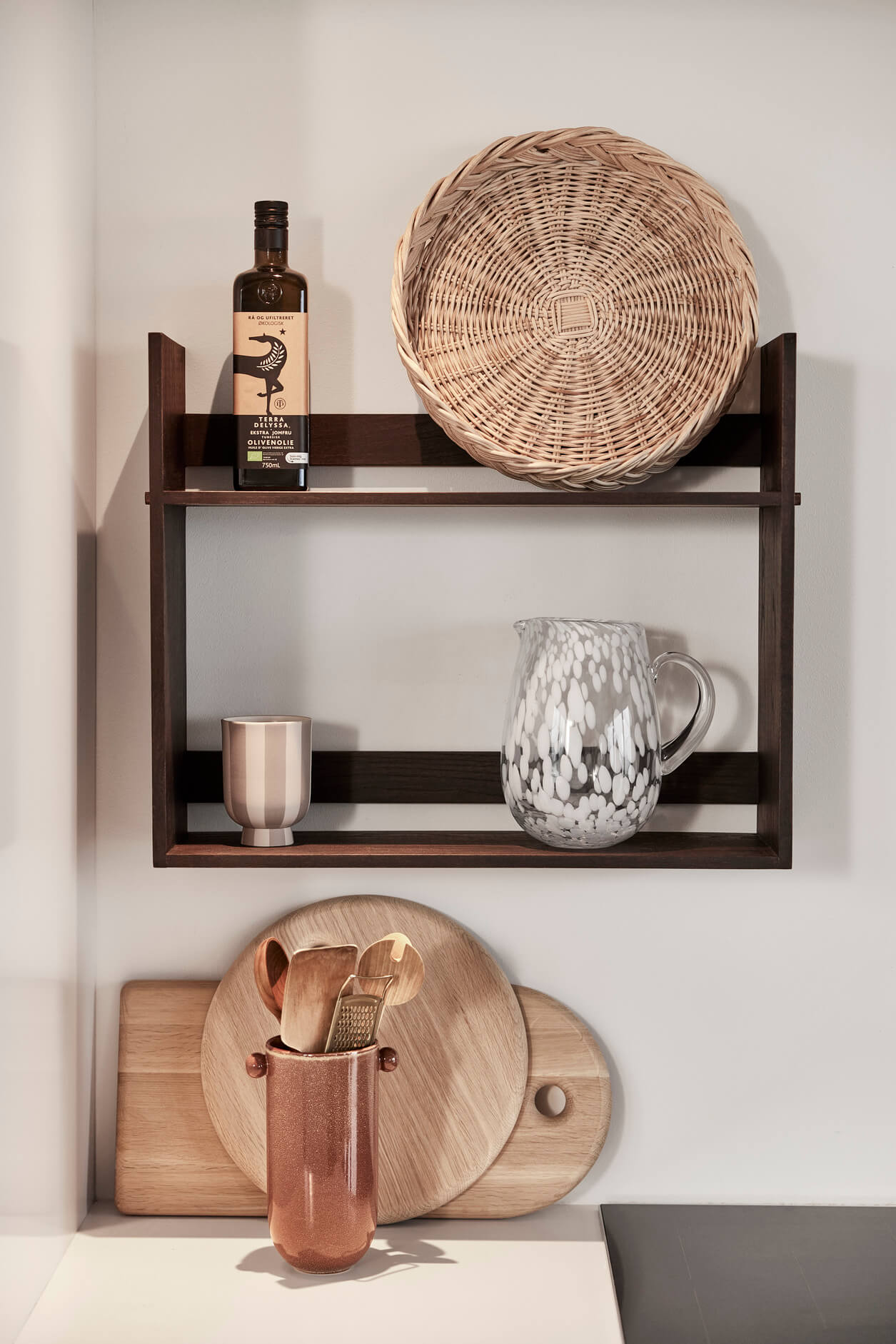 Toppu Blumentopf Keramik Creme
