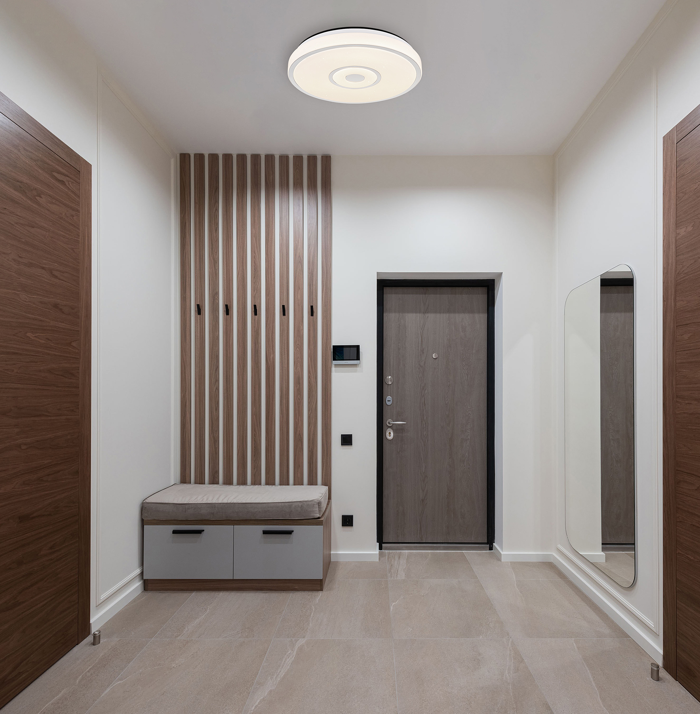 Astania Type B LED ceiling light 1-bulb acrylic glass iron