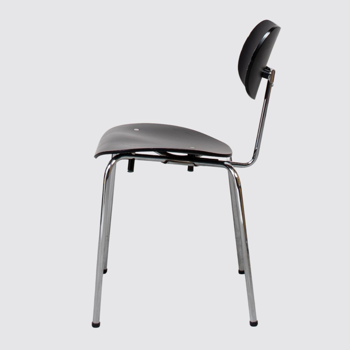Wilde&Spieth Eiermann SE 68 Stuhl Schwarz