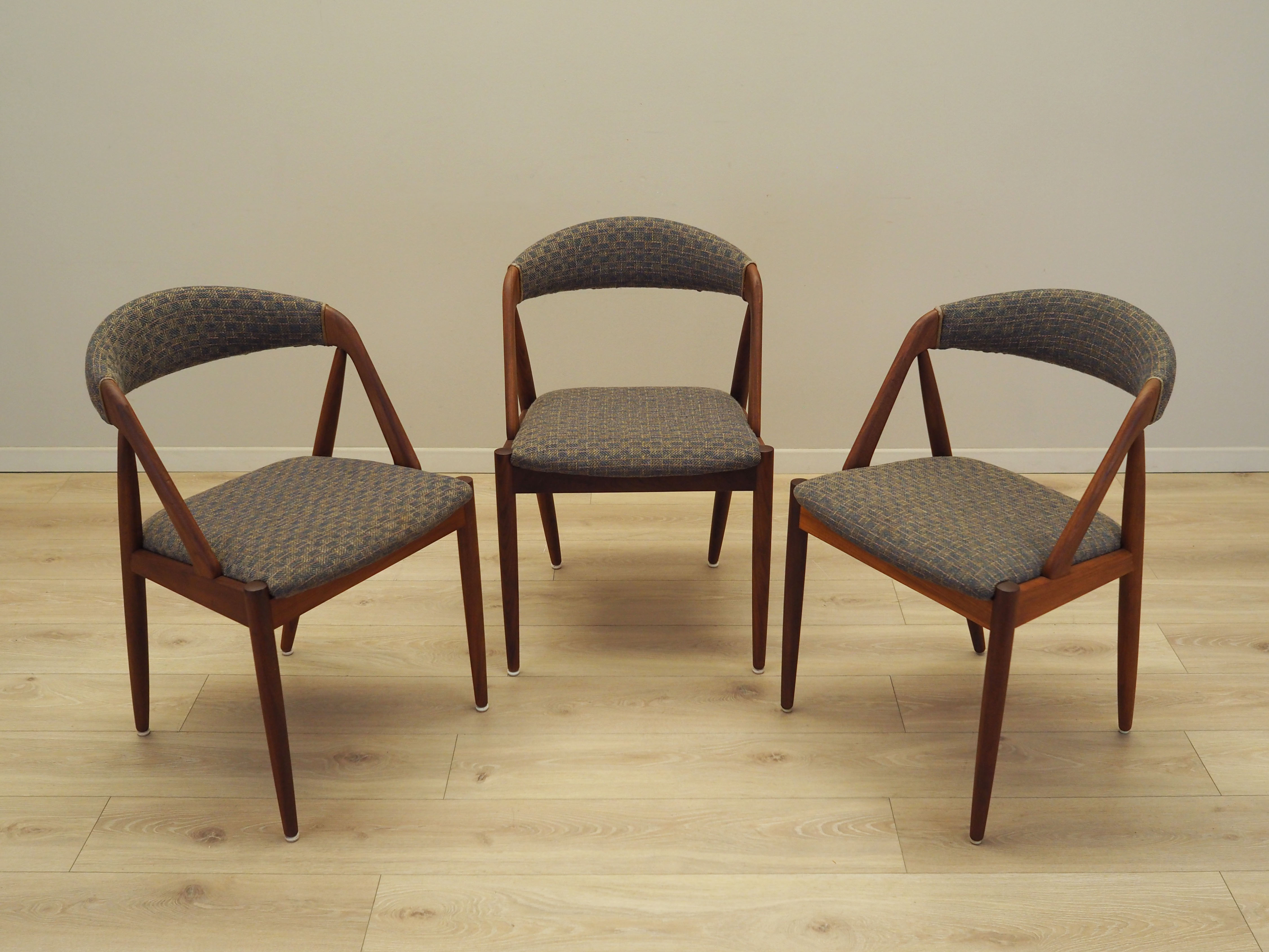 3x Nr. 31 Esszimmerstuhl Teakholz 1970er Jahre