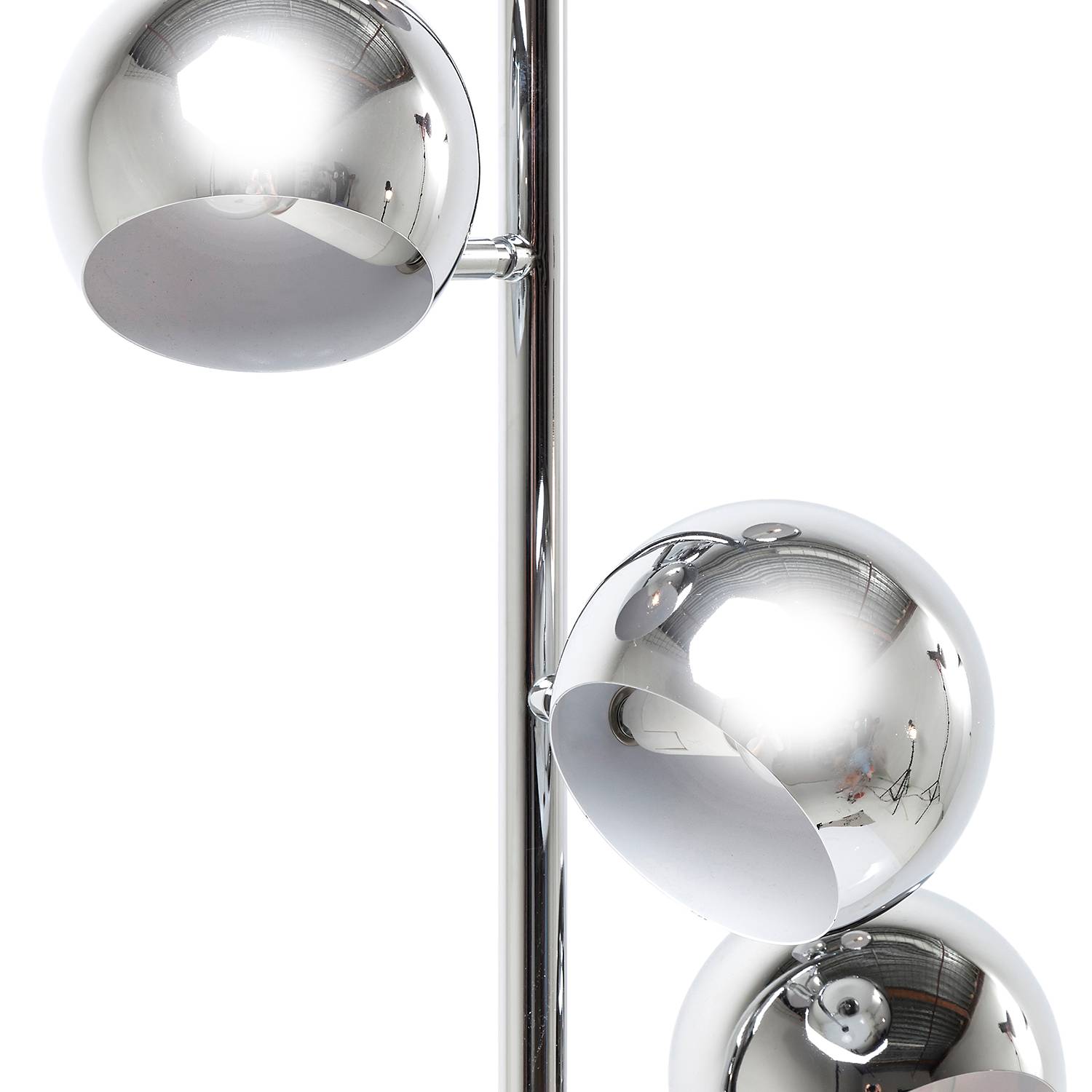 5-Flammig Stehleuchte Calotta Chrome Stahl