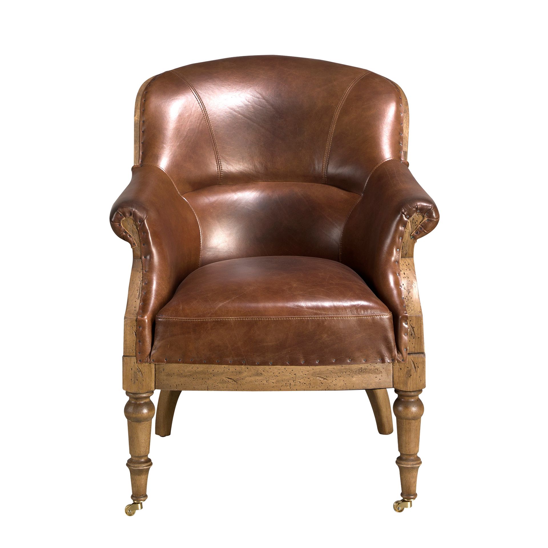 Sessel Leder Cognacbraun