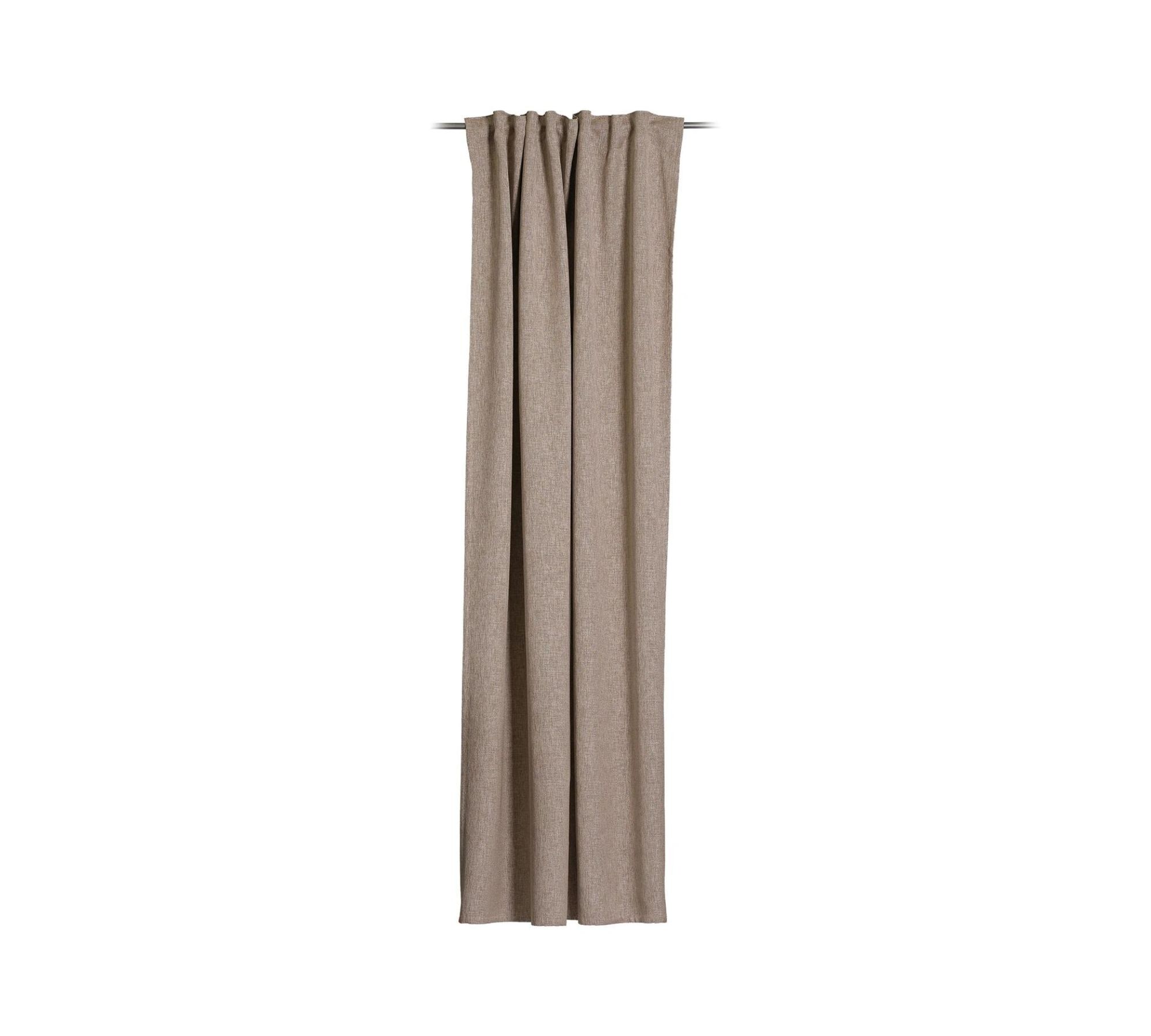 Vorhang Webstoff Beige