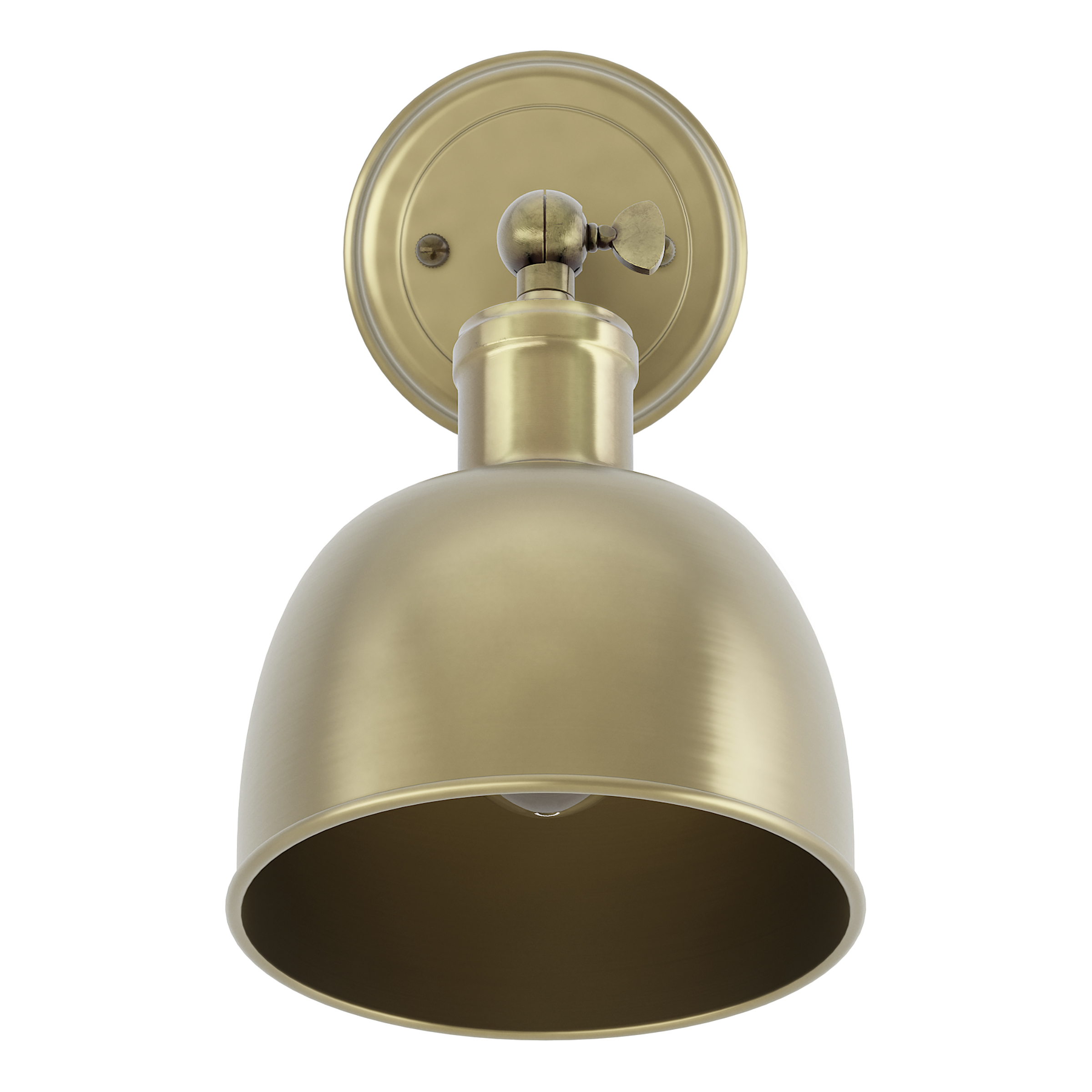 1-Flame LOWI Wall lamp Iron Brass