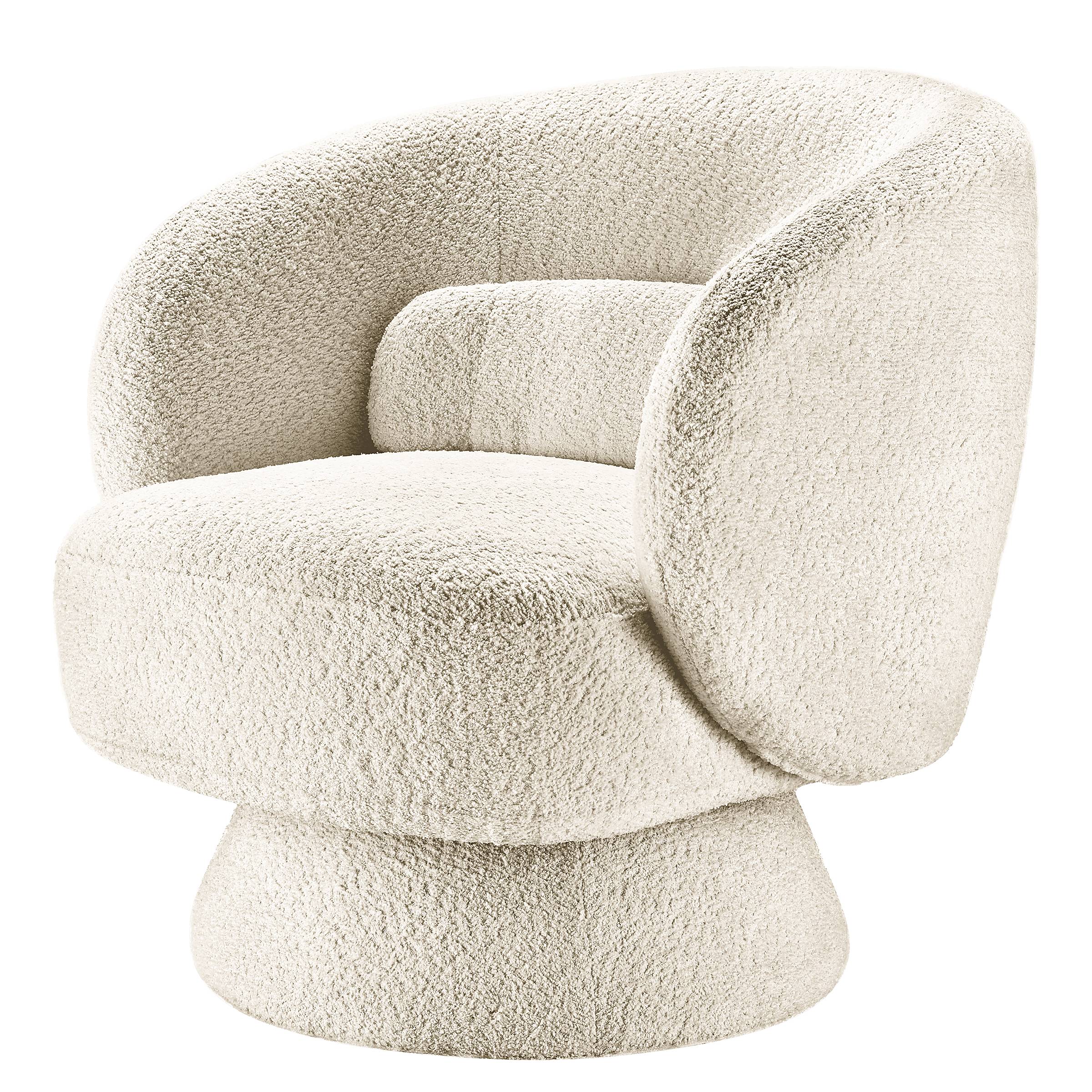 Drehbarer Loungesessel LANARE Creme