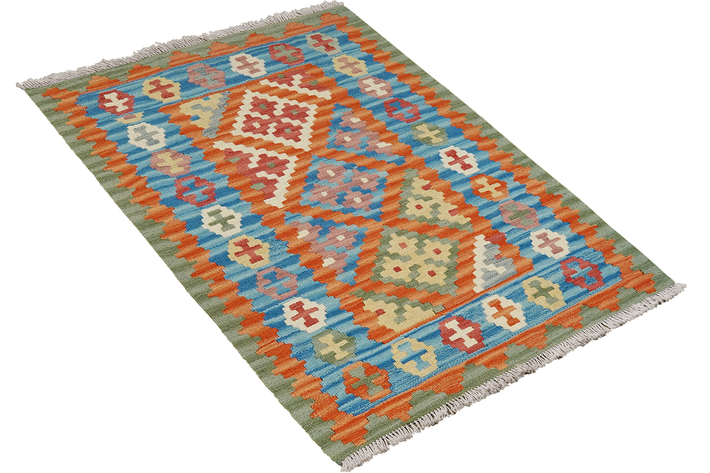 Kilim Gashgai Teppich Mehrfarbig