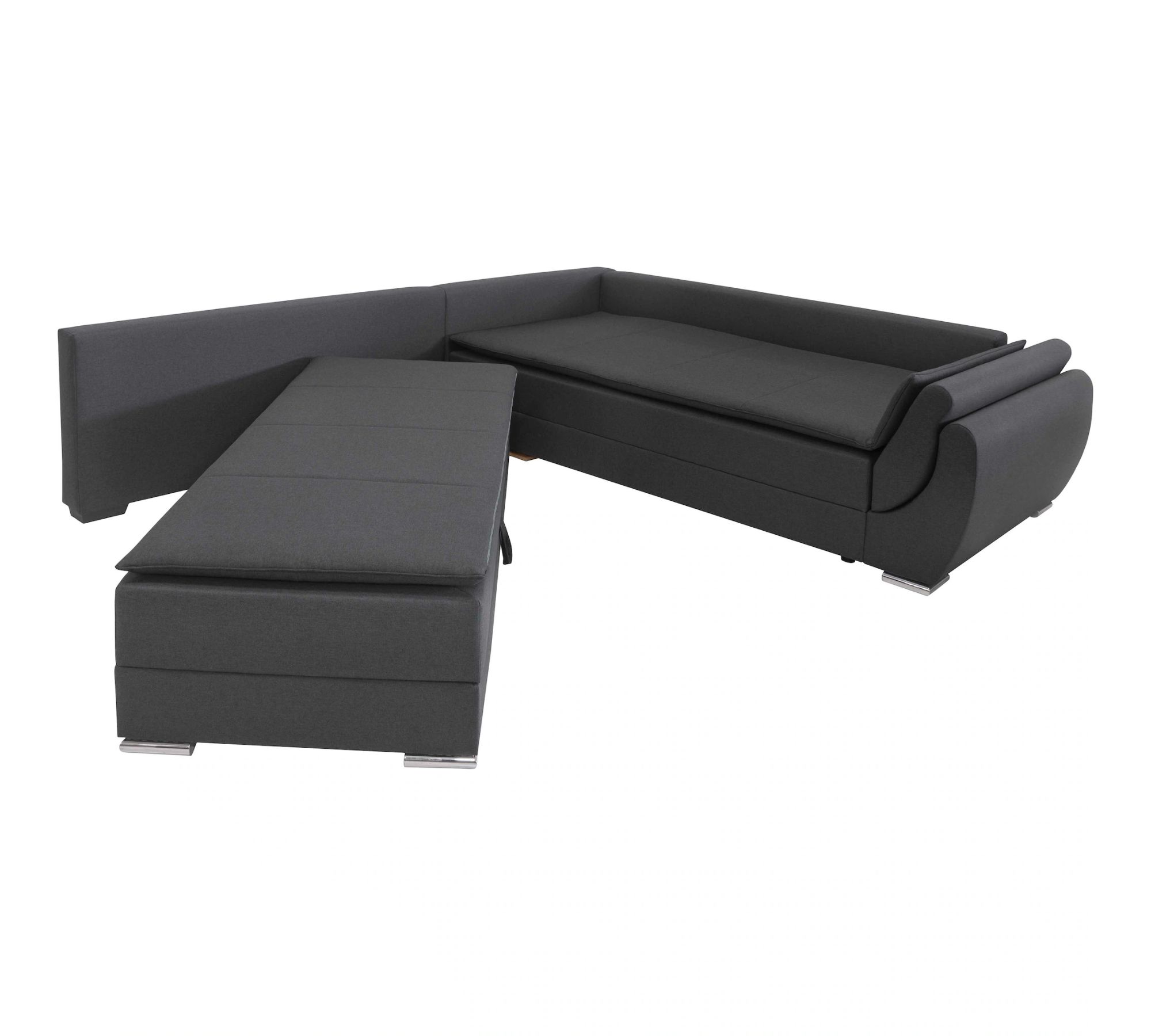 Ecksofa mit Bett Funktion und Matratze 