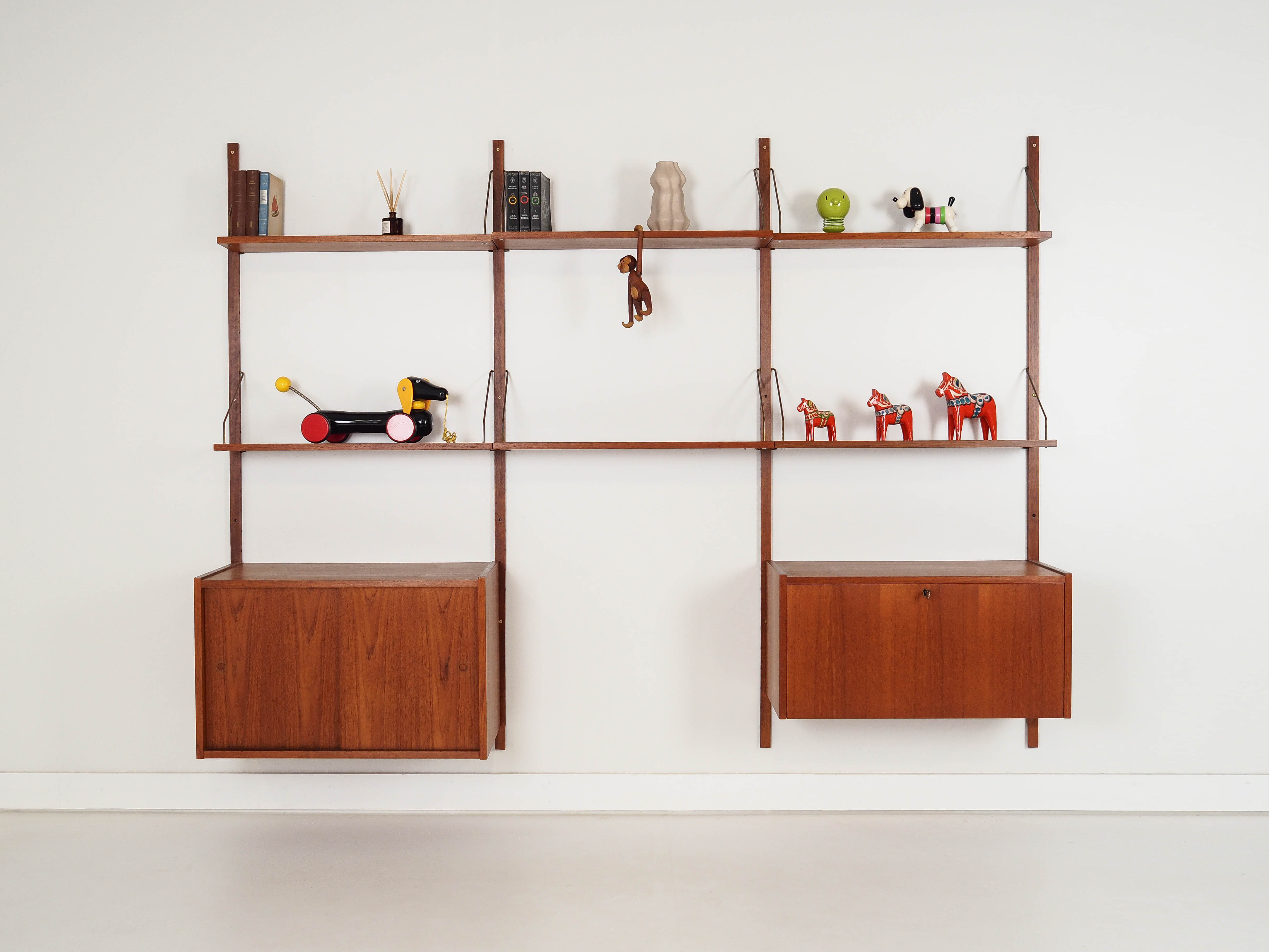 Teak shelf Brown 1960s