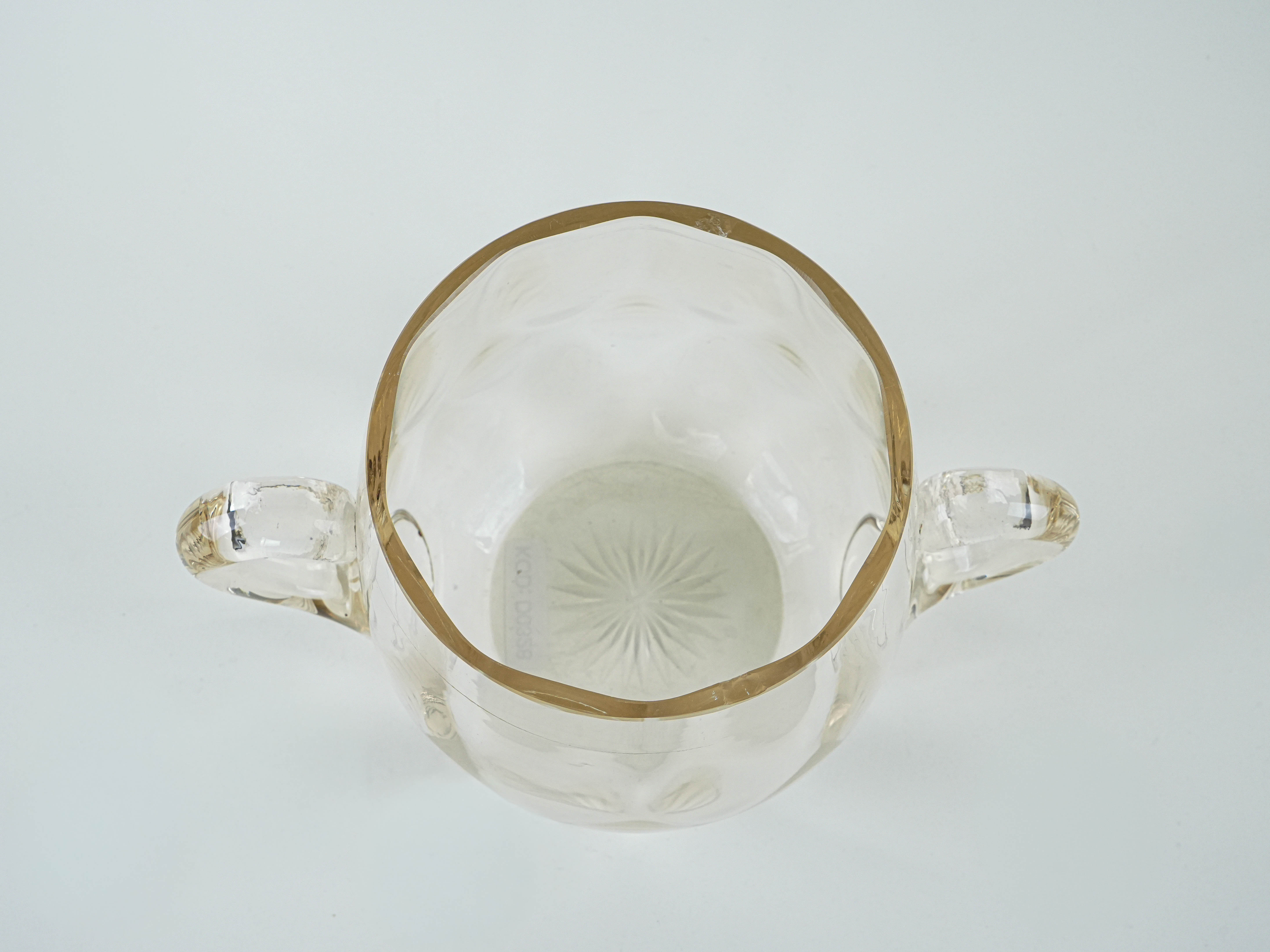 Glaseiskübel Transparent 1970er Jahre