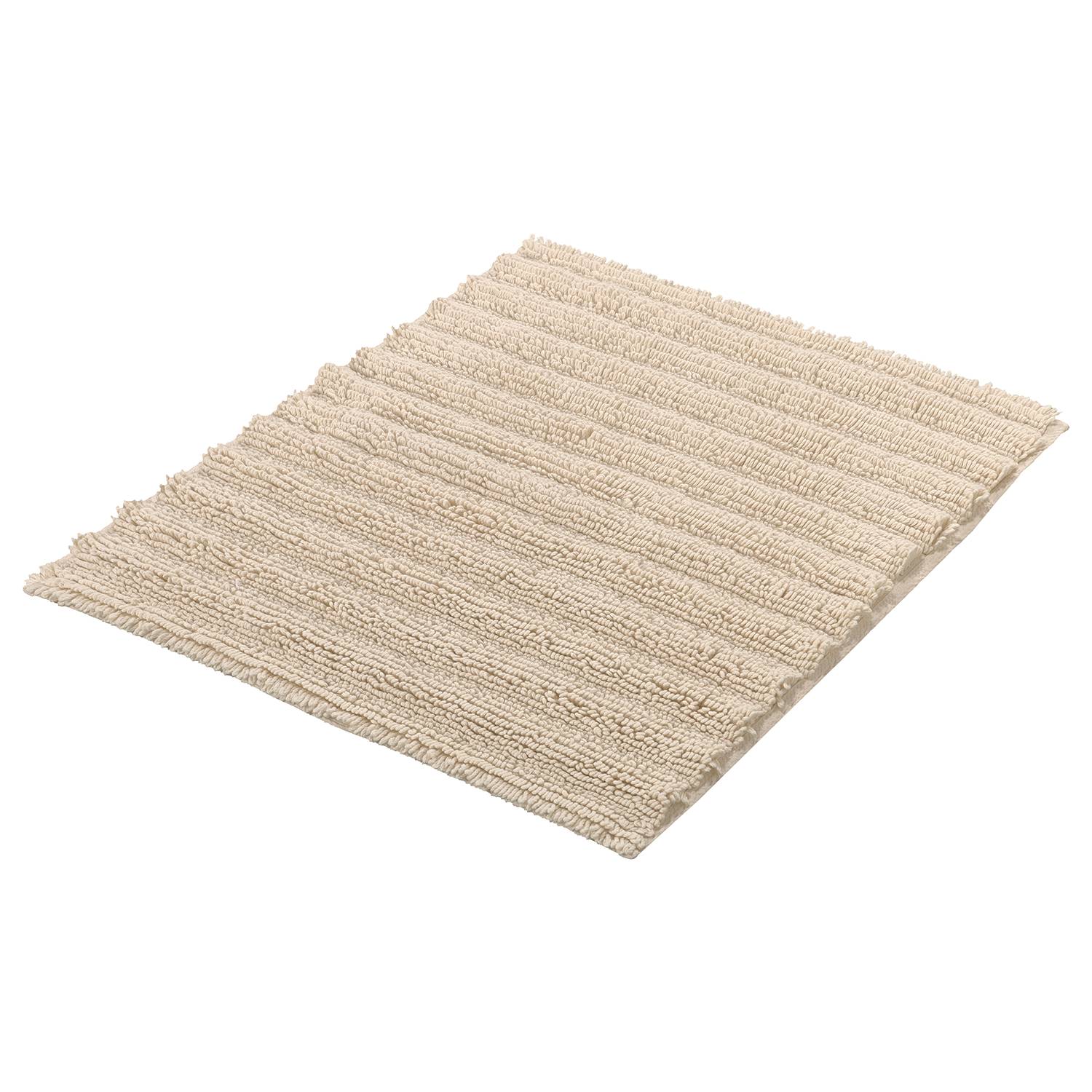 Badematte Yara Baumwollstoff Creme 60 x 50 cm