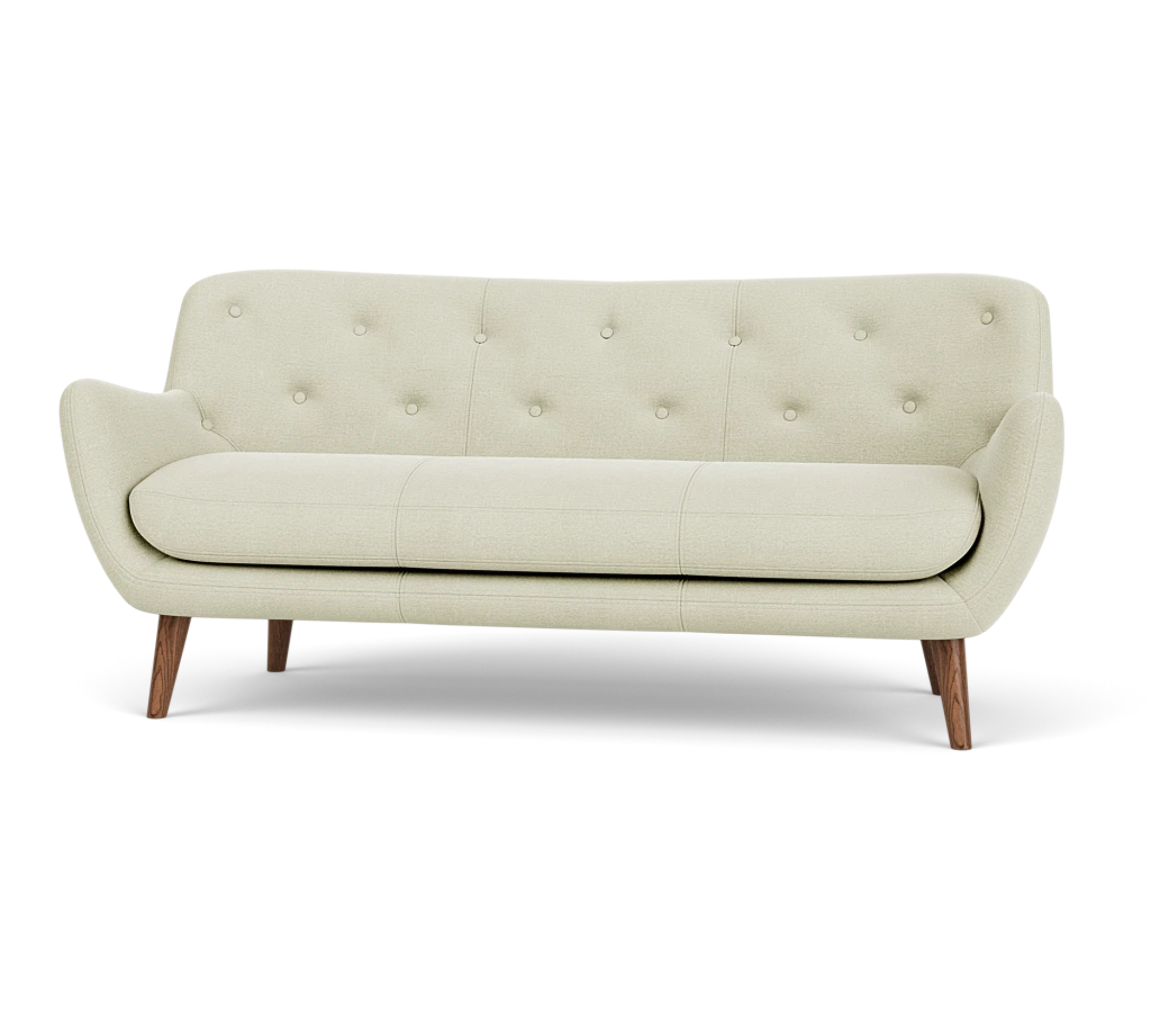 Herman Sofa 3-Sitzer Fabio Grey Green