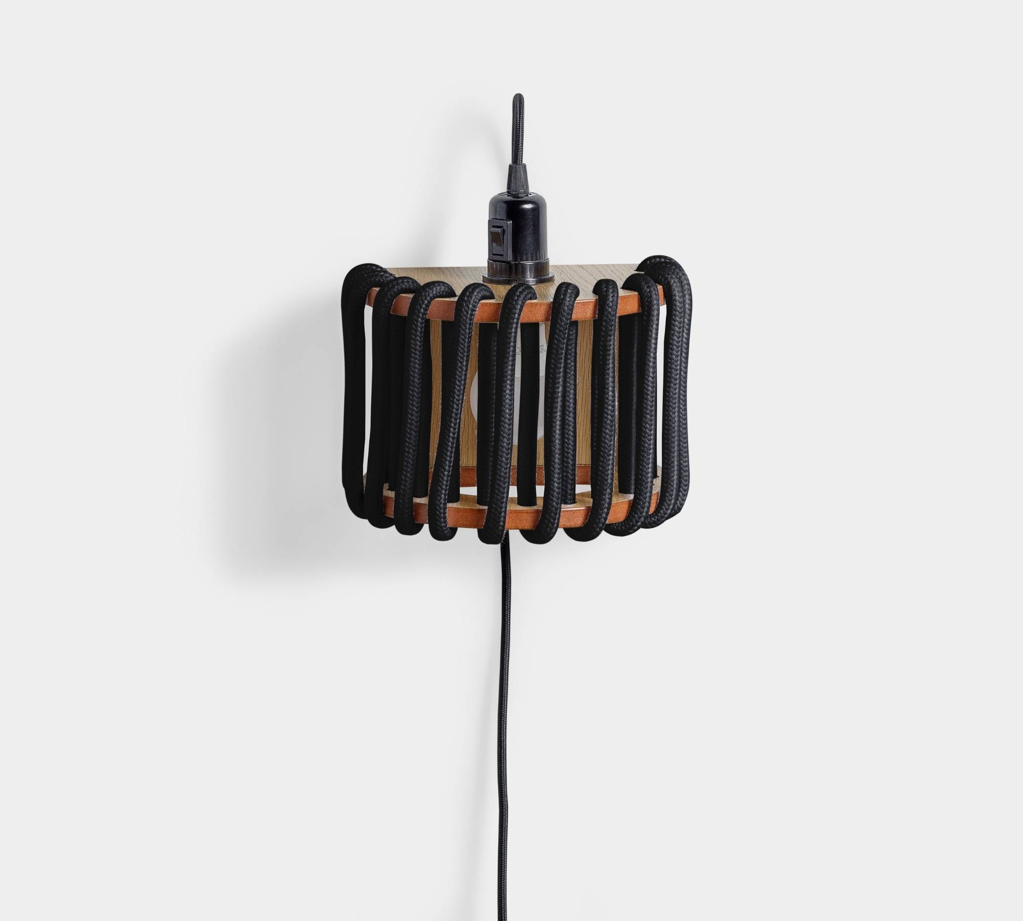 Wandleuchte Macaron Schwarz