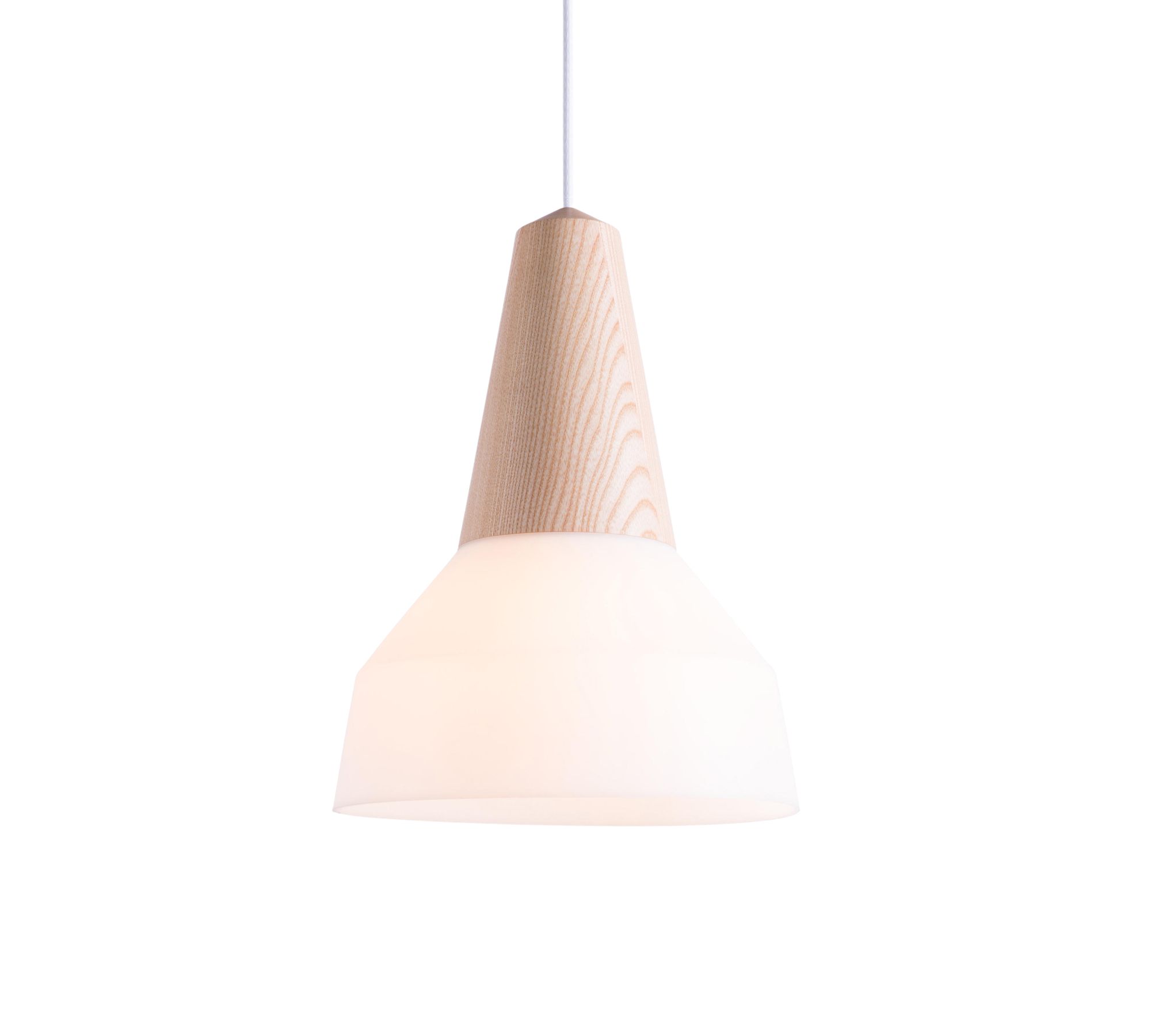Eikon Lampe Weiß / Esche