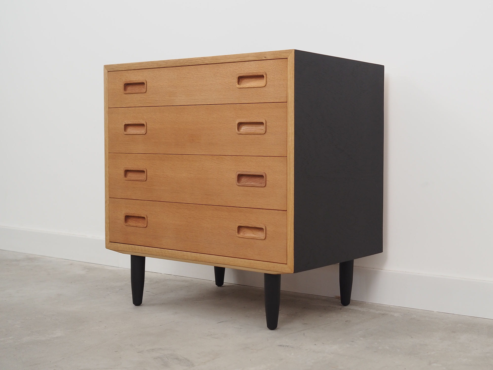 Vintage chest of drawers wood beige 1970s