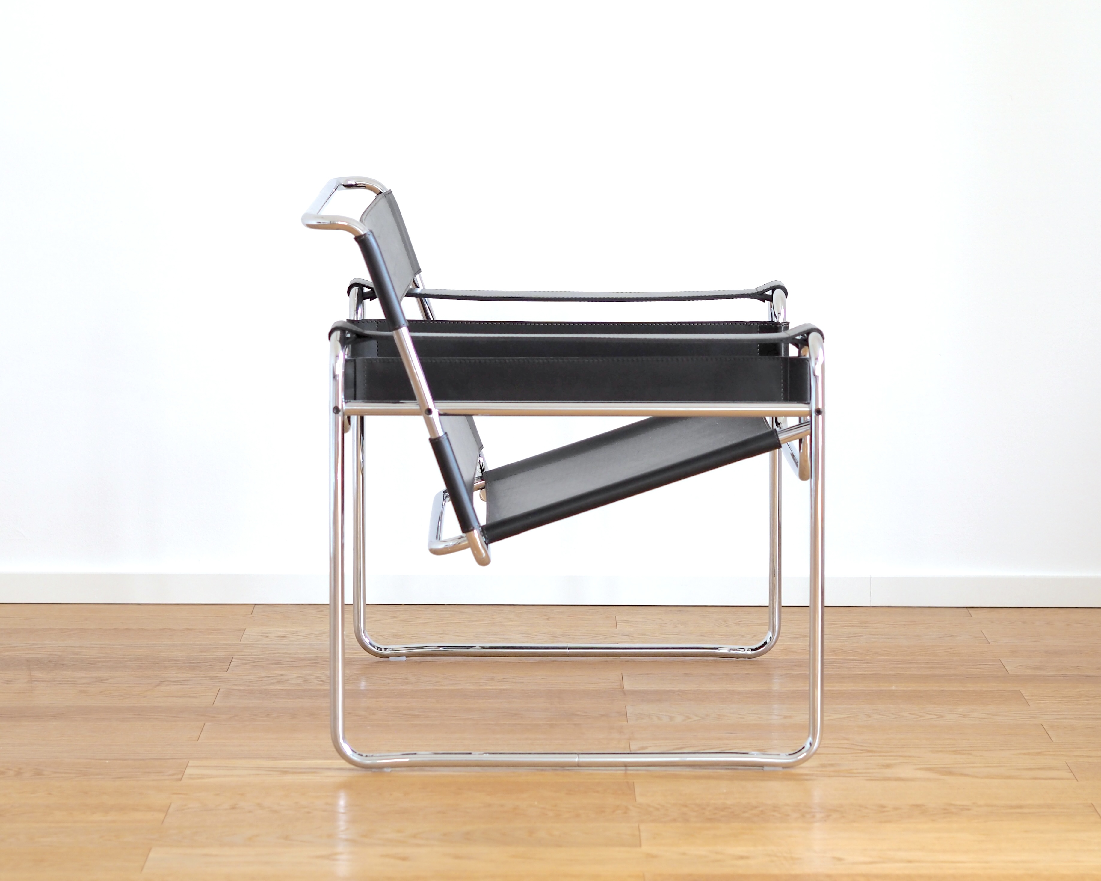 Marcel Breuer Wassily Chair Leder Schwarz