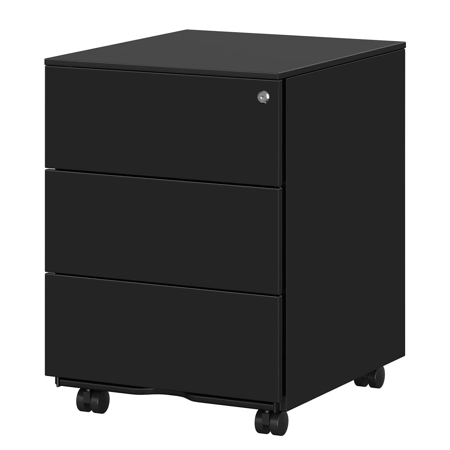 Mobile Pedestal Le Cros Steel Plastic Black