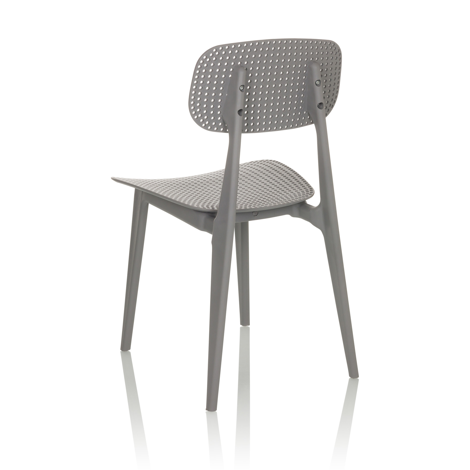 ARTIFO HOL Dining chair Stacking chair Plastic Grey