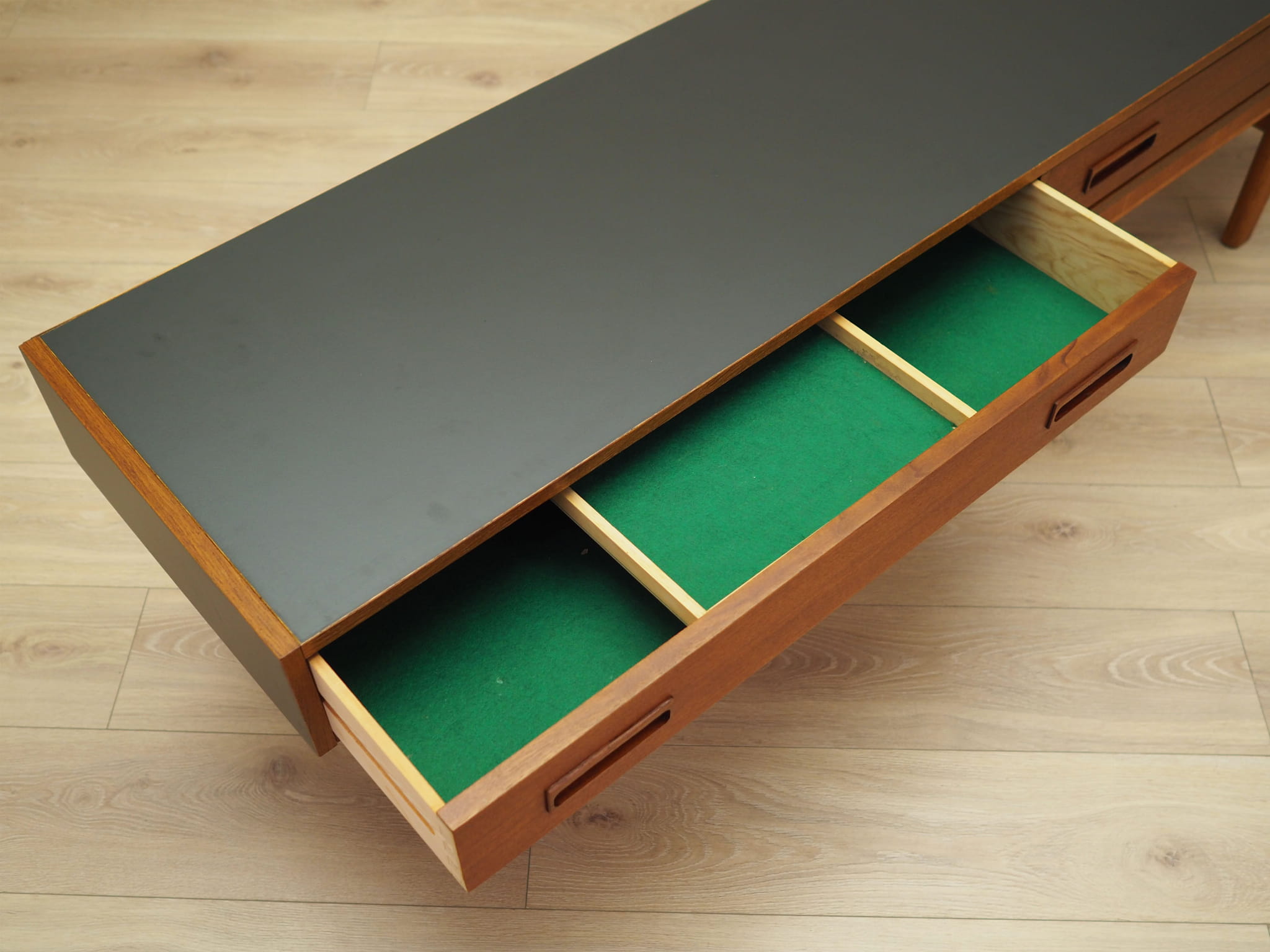 Vintage lowboard teak brown 1960s