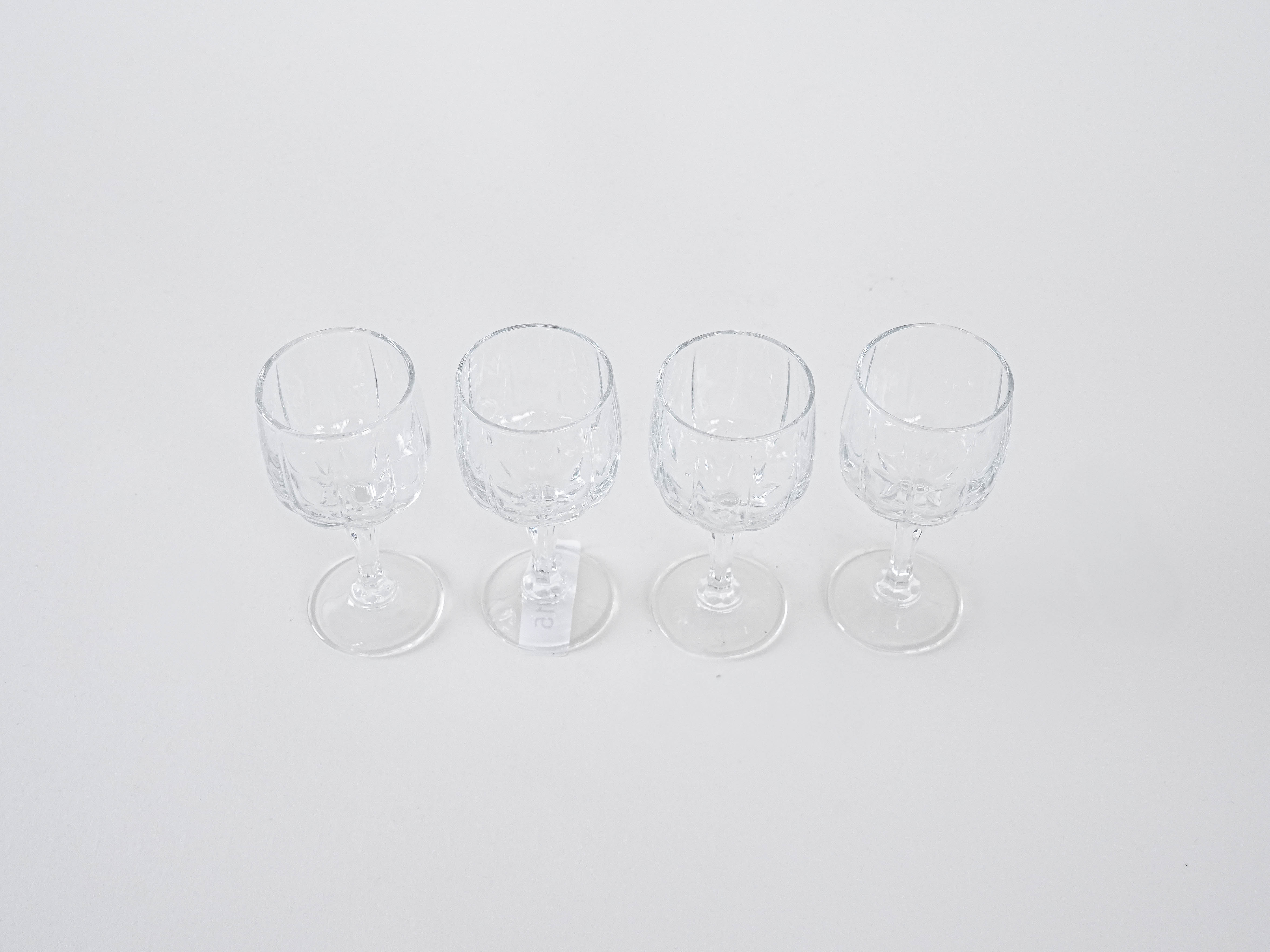 4x Gläser Transparent