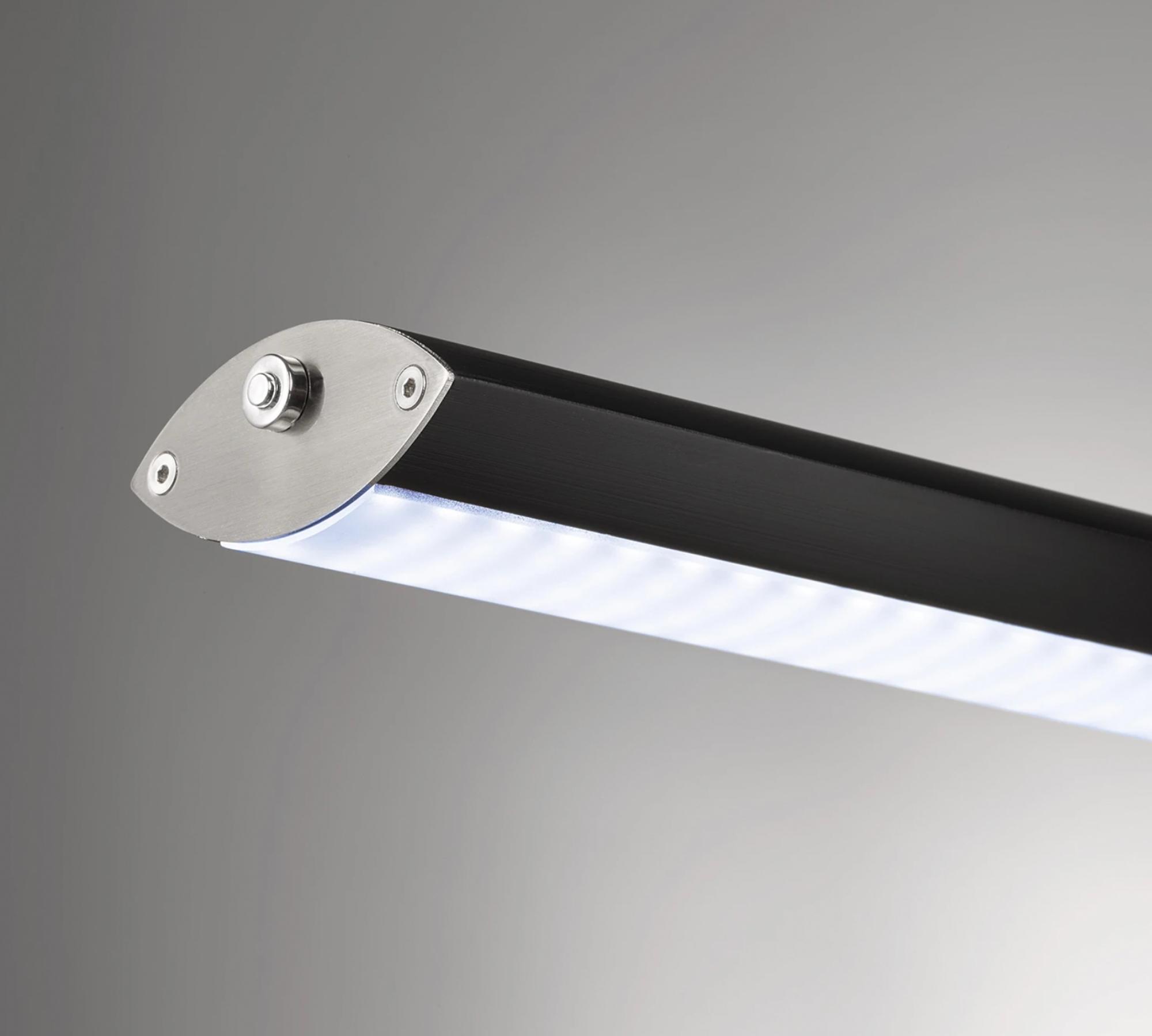 LED-Pendelleuchte Metall Schwarz