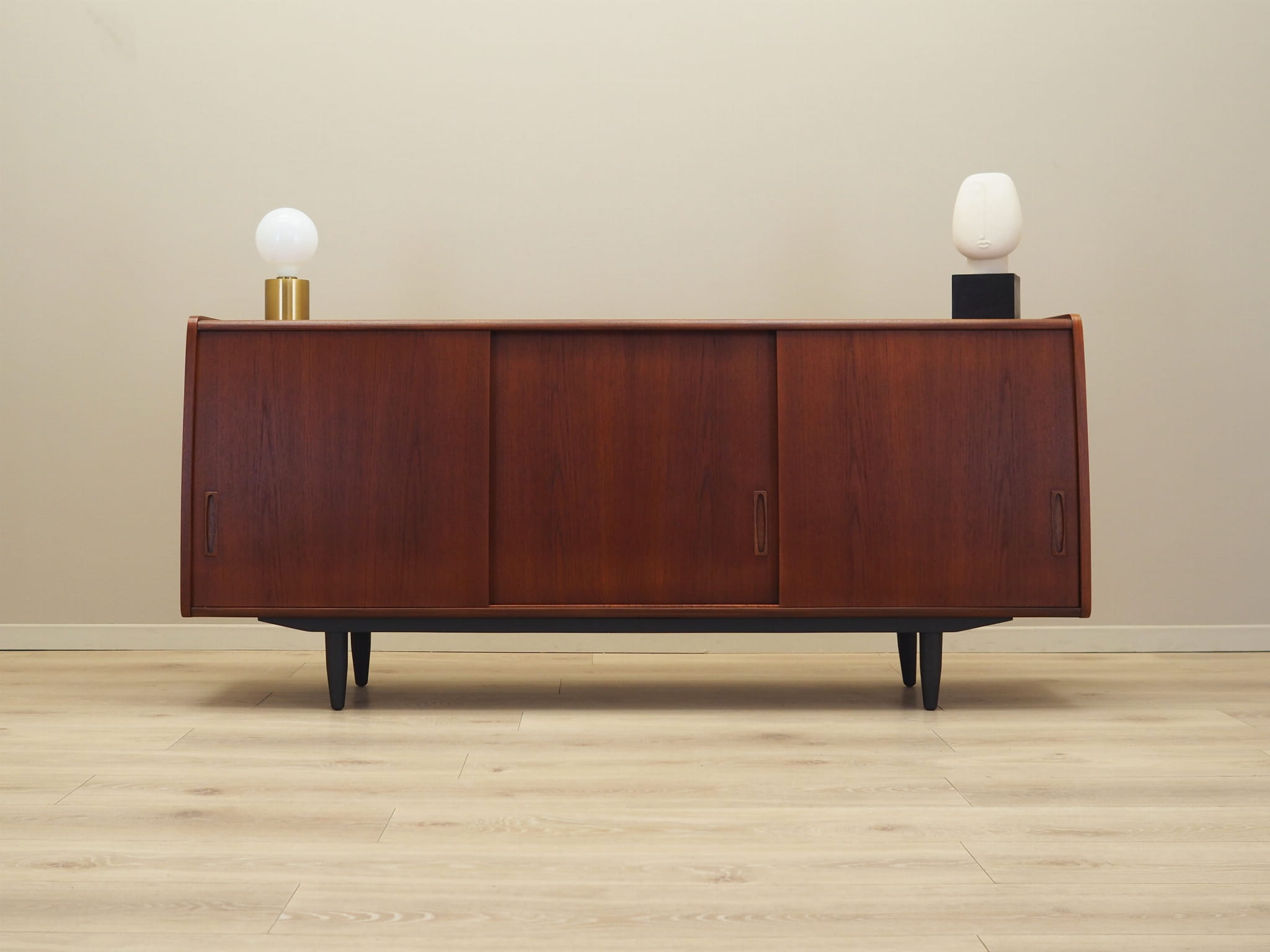 Sideboard Teakholz Braun 1970er Jahre